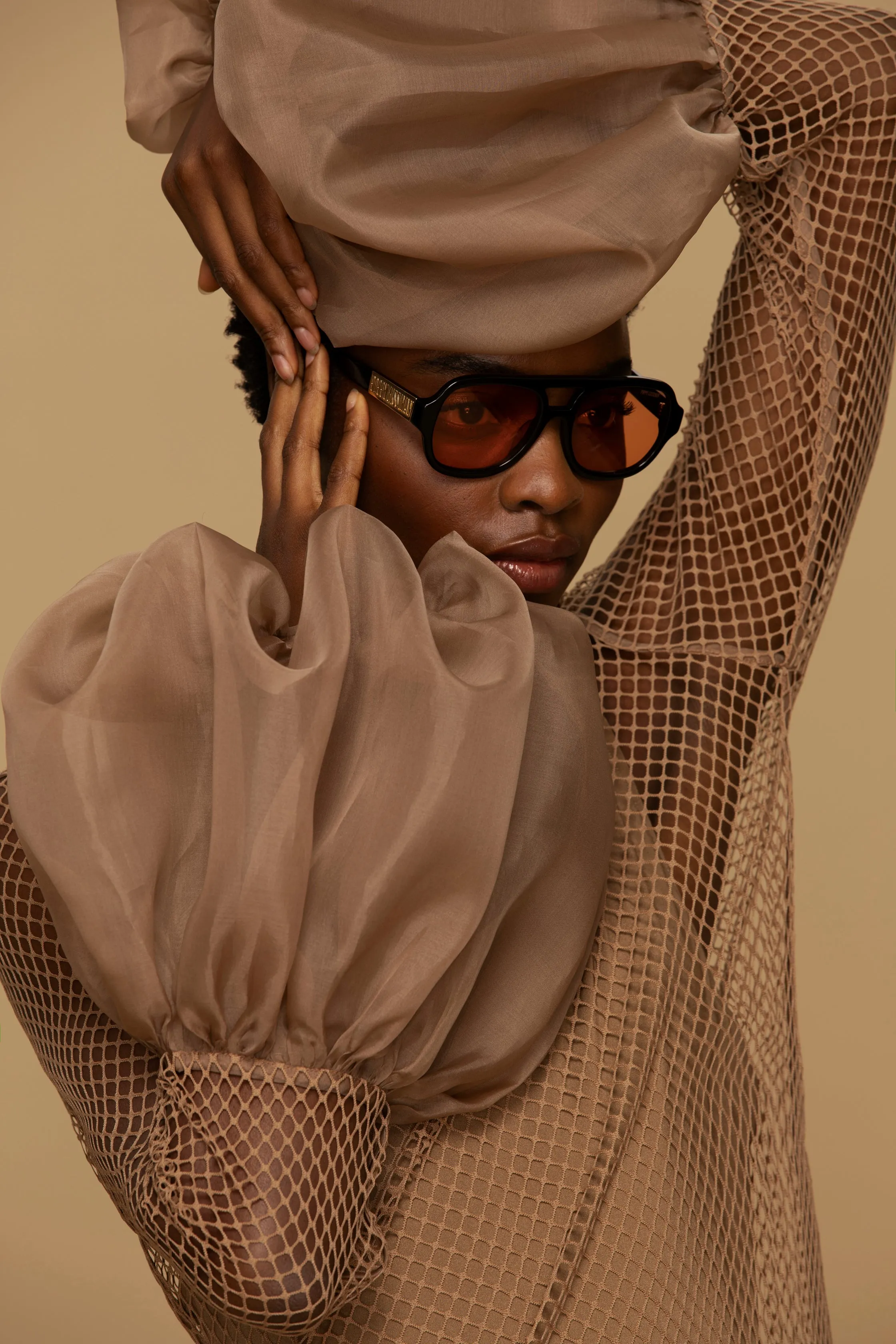 Lola Netted Dress Nude sold by Fe Noel product image thumbnail 5