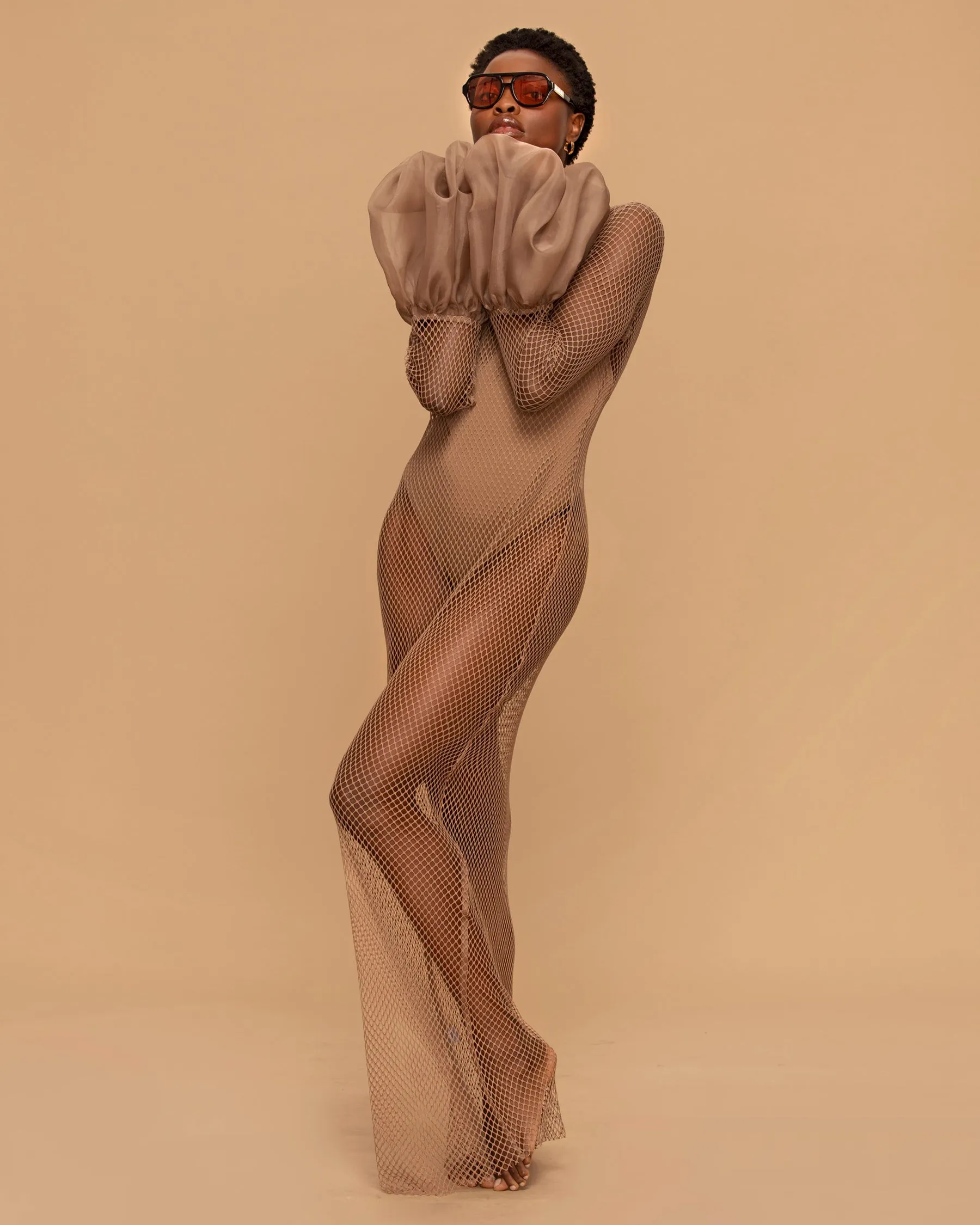 Lola Netted Dress Nude sold by Fe Noel product image thumbnail 2