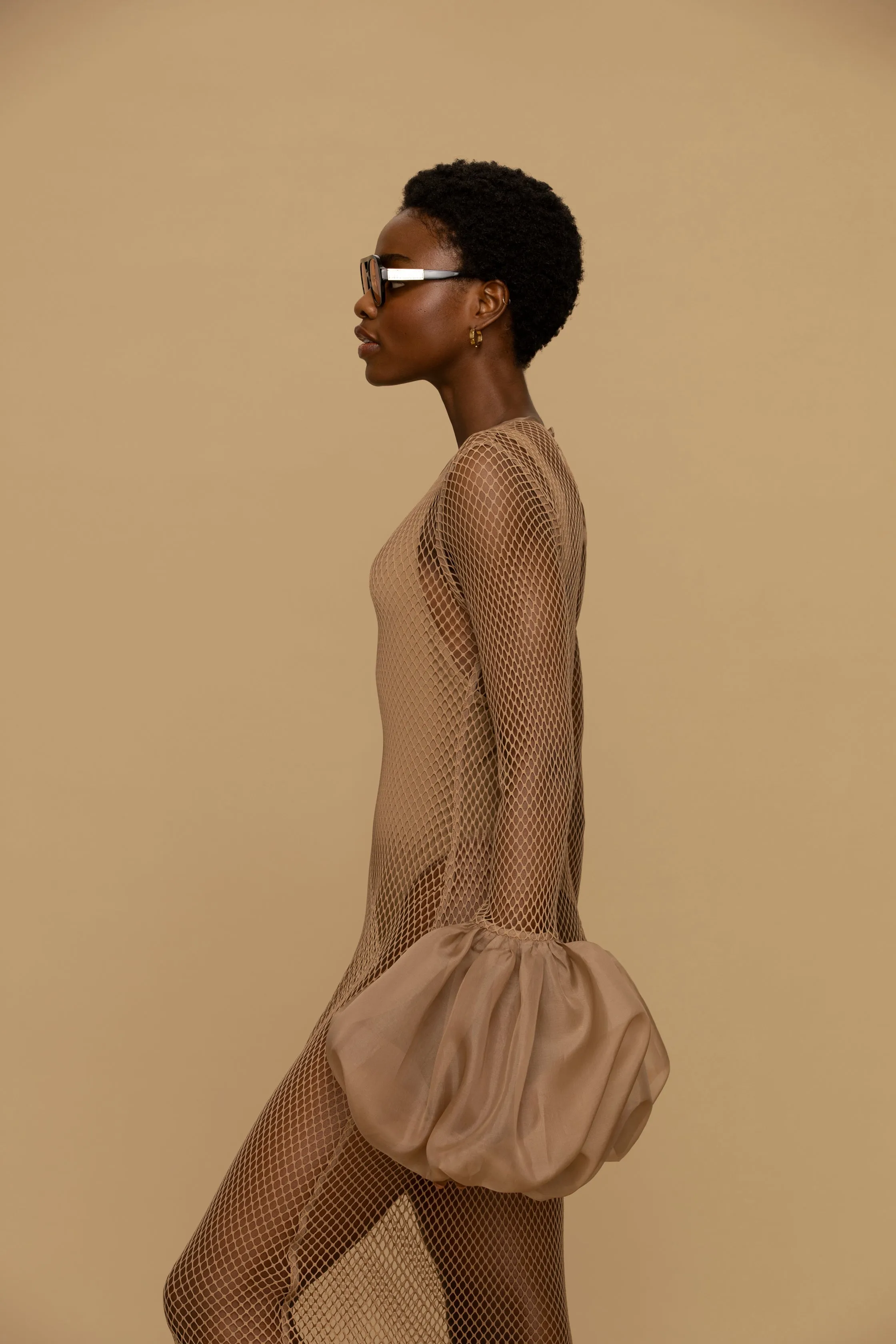 Lola Netted Dress Nude sold by Fe Noel product image thumbnail 3