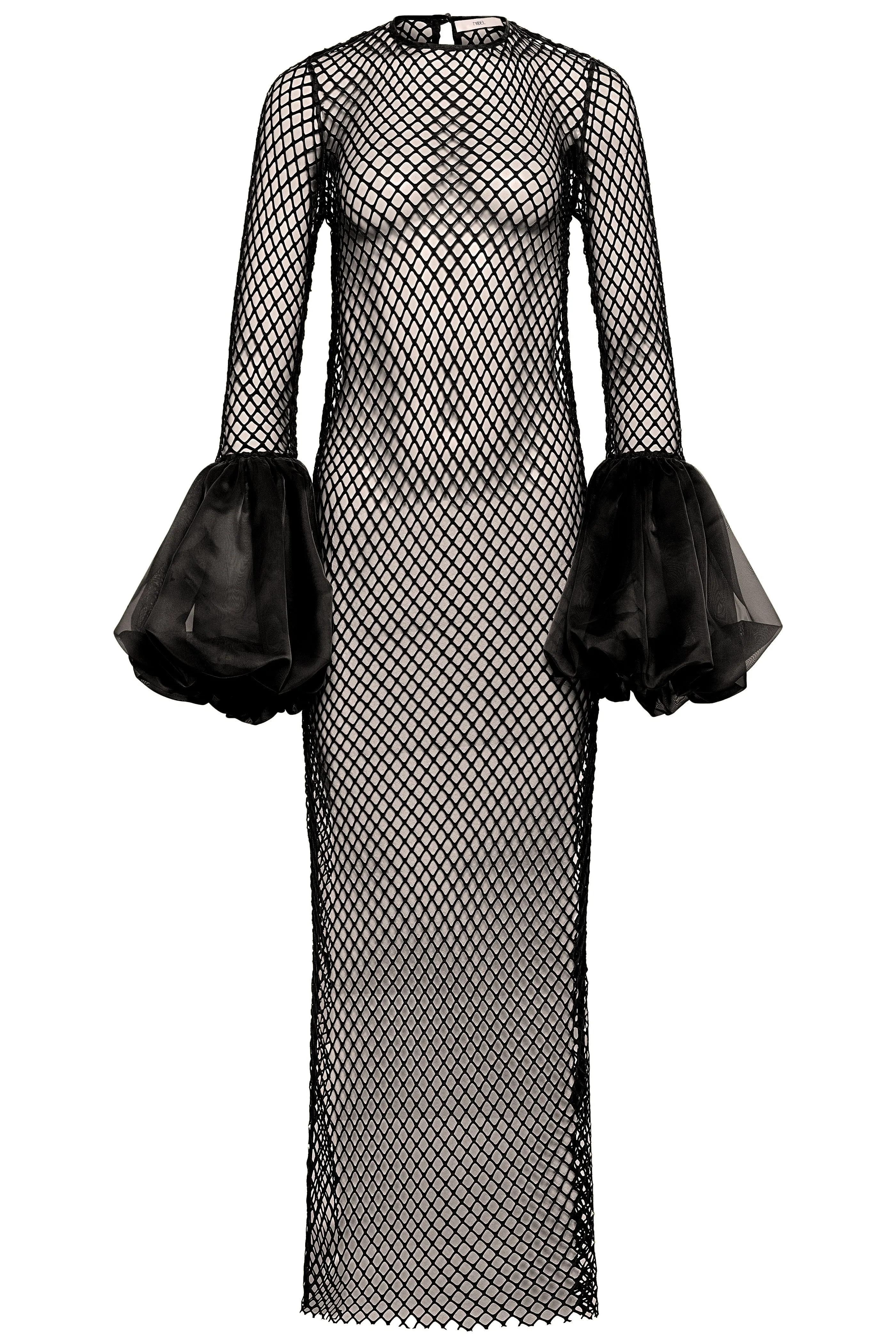 Lola Netted Dress Noir sold by Fe Noel