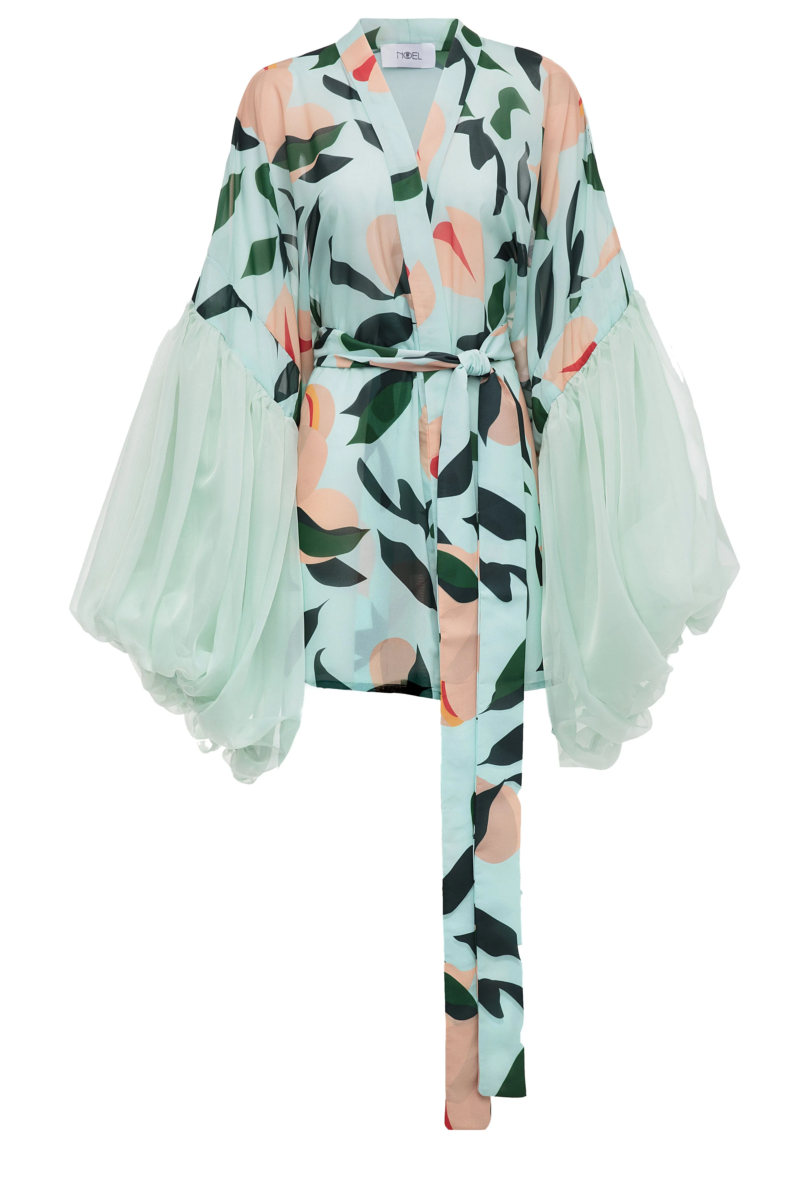 Nutmeg Caribbean Mint Short Robe (Pre Order) sold by Fe Noel