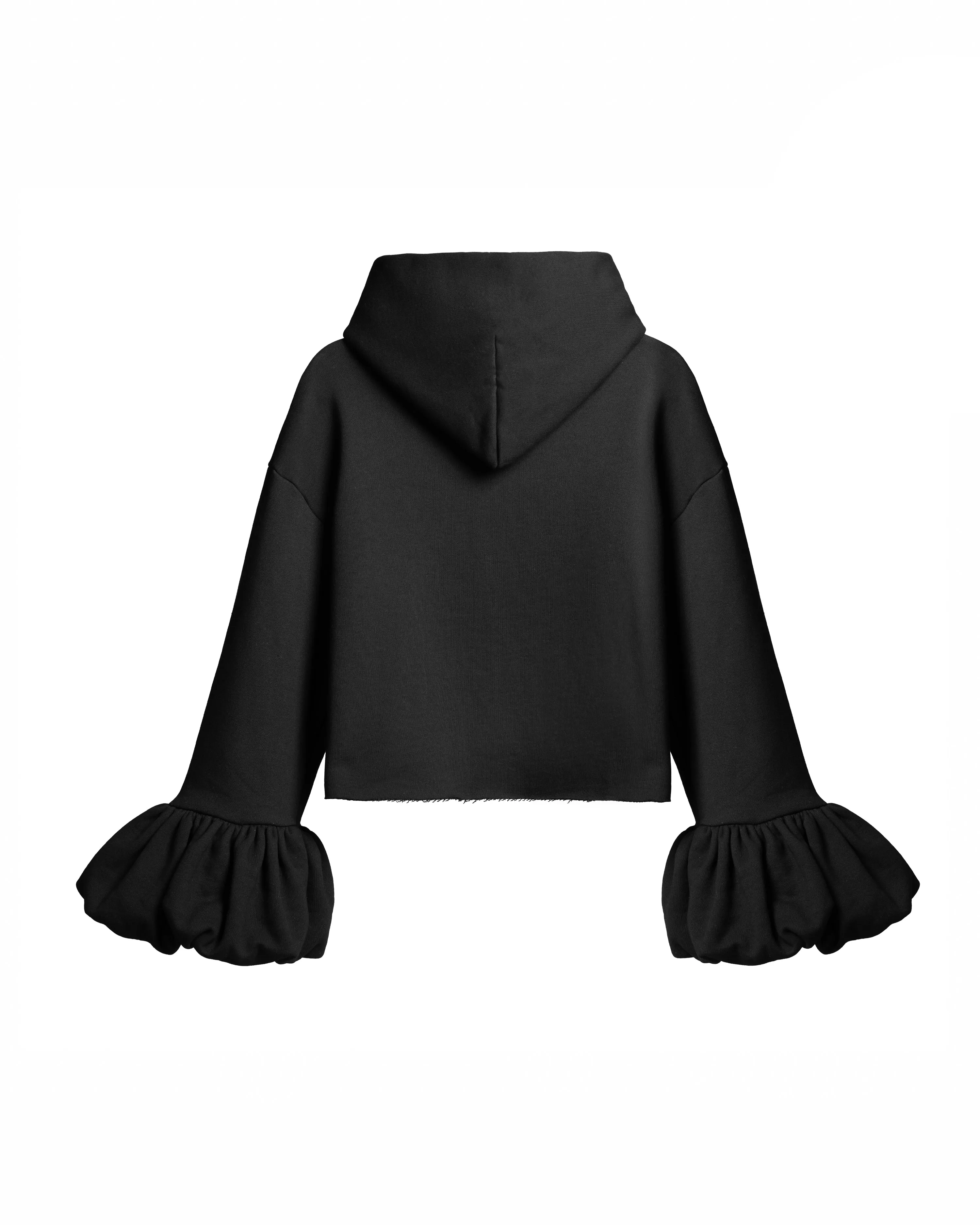 Noir Statement Sleeve Hoodie sold by Fe Noel product image thumbnail 2