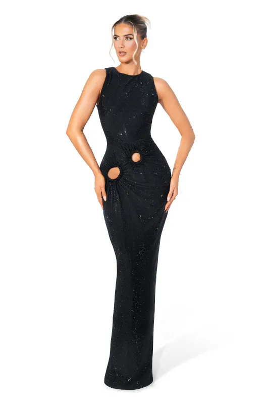 Starlight Obsidian Gown made by Albina Dyla