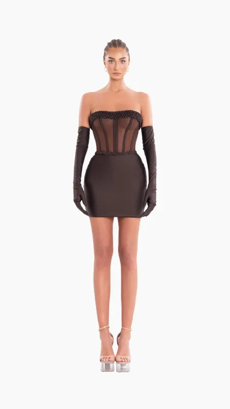 Sheer Corset Mini made by Albina Dyla