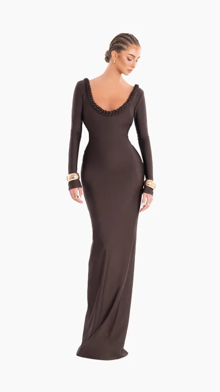 Chestnut Grace Gown made by Albina Dyla
