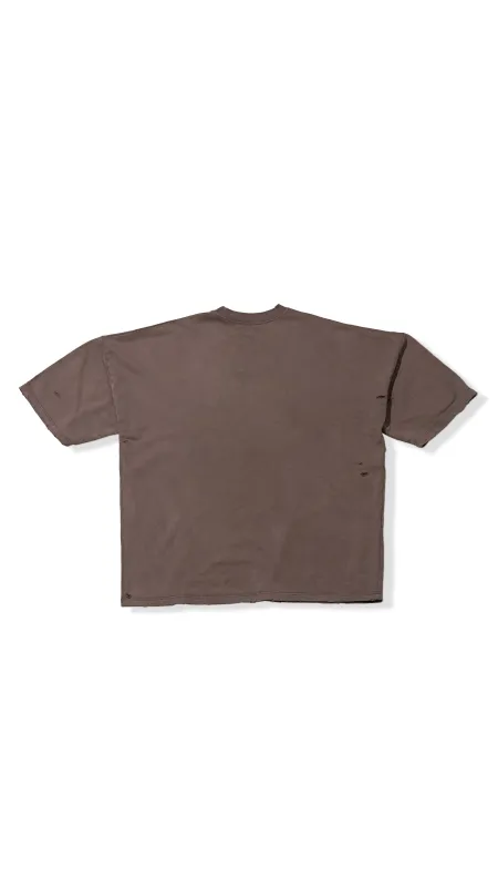 Unisex Brown Distressed T-Shirt made by Albina Dyla