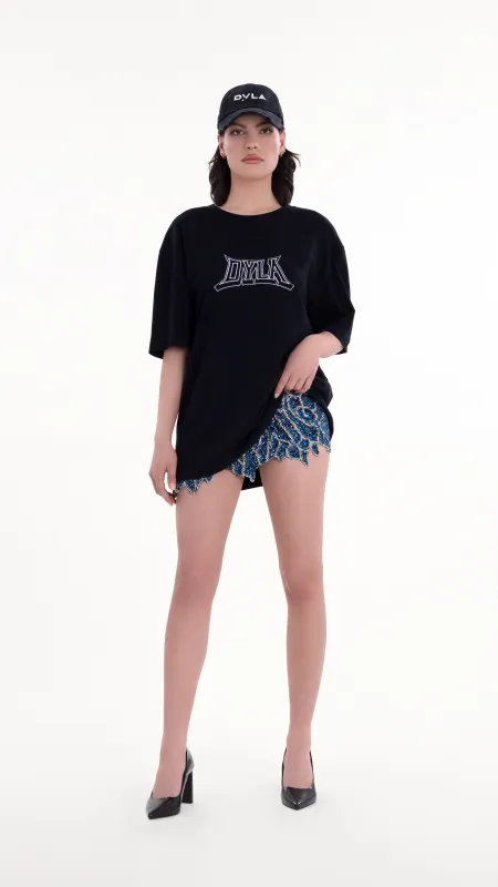 Unisex Black T-Shirt made by Albina Dyla