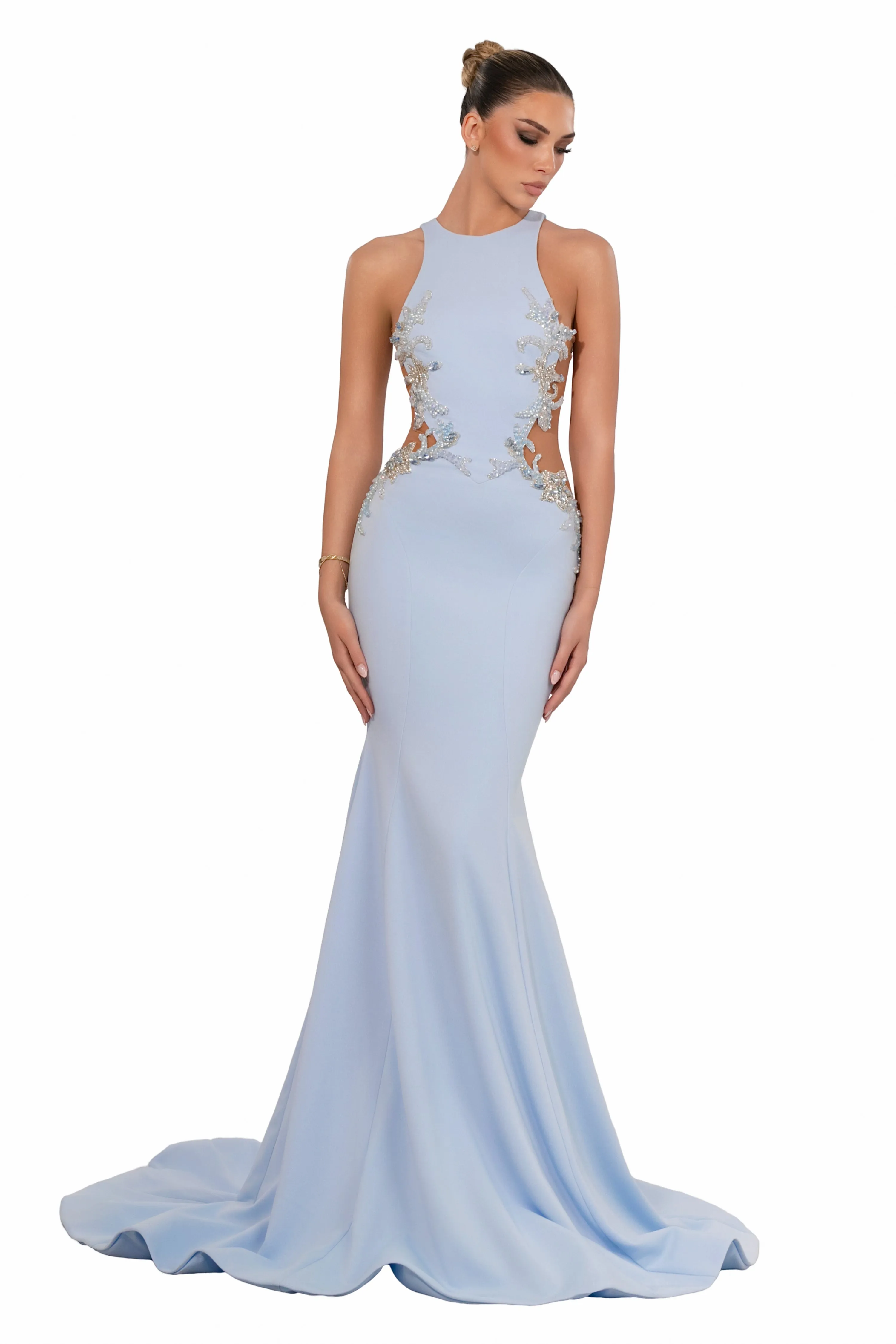 Embellished Cut-Out Gown sold by Albina Dyla product image thumbnail 4