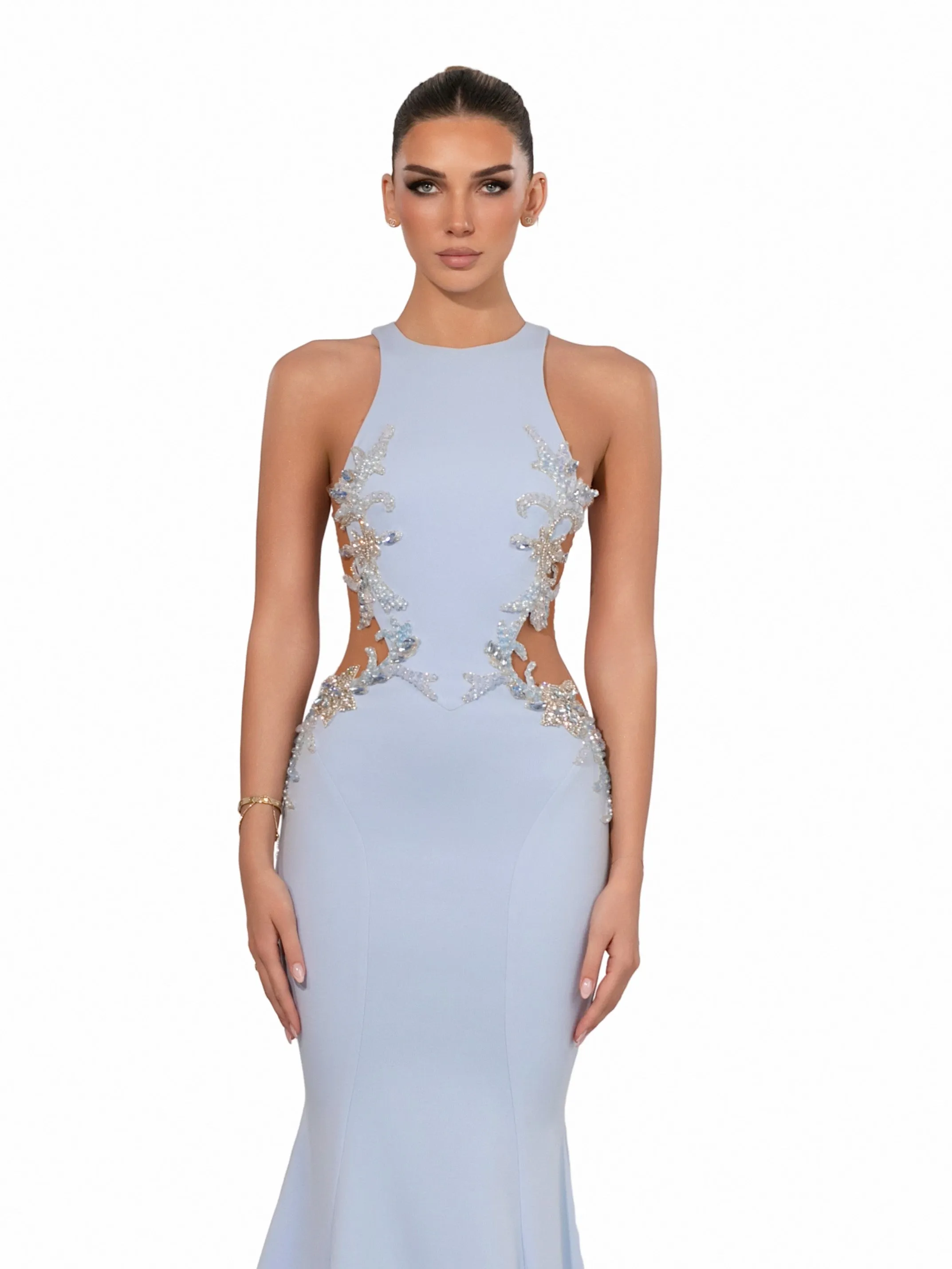 Embellished Cut-Out Gown sold by Albina Dyla product image thumbnail 3