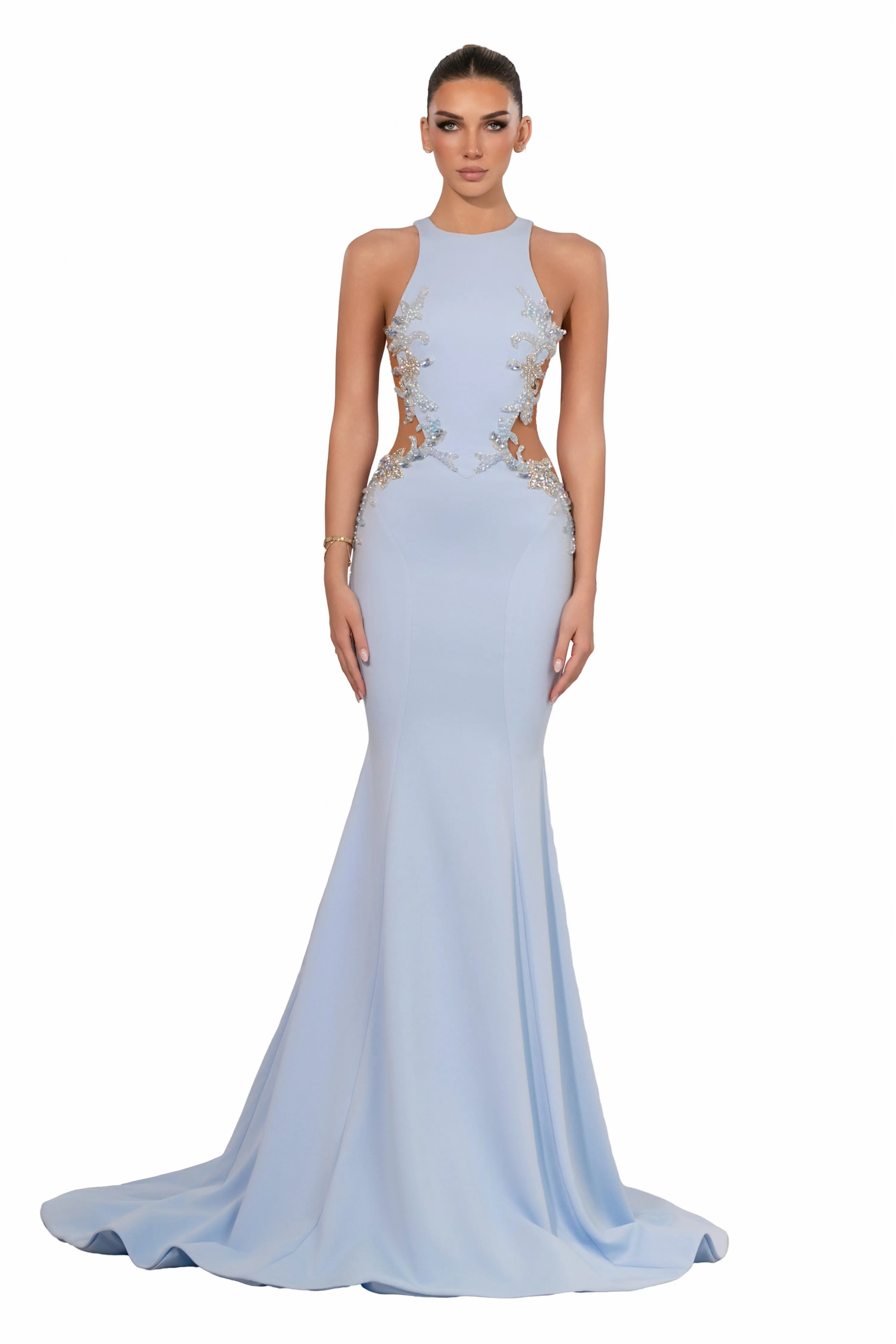 Embellished Cut-Out Gown sold by Albina Dyla