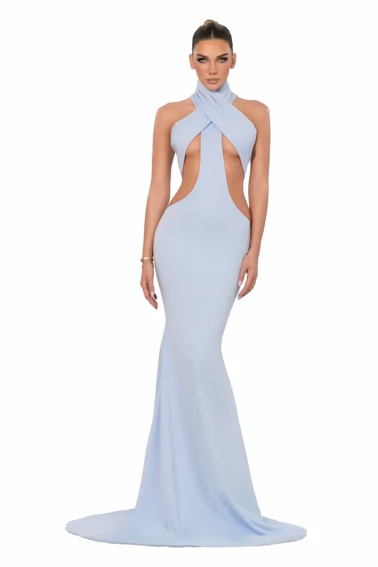 Cross Halter Gown made by Albina Dyla