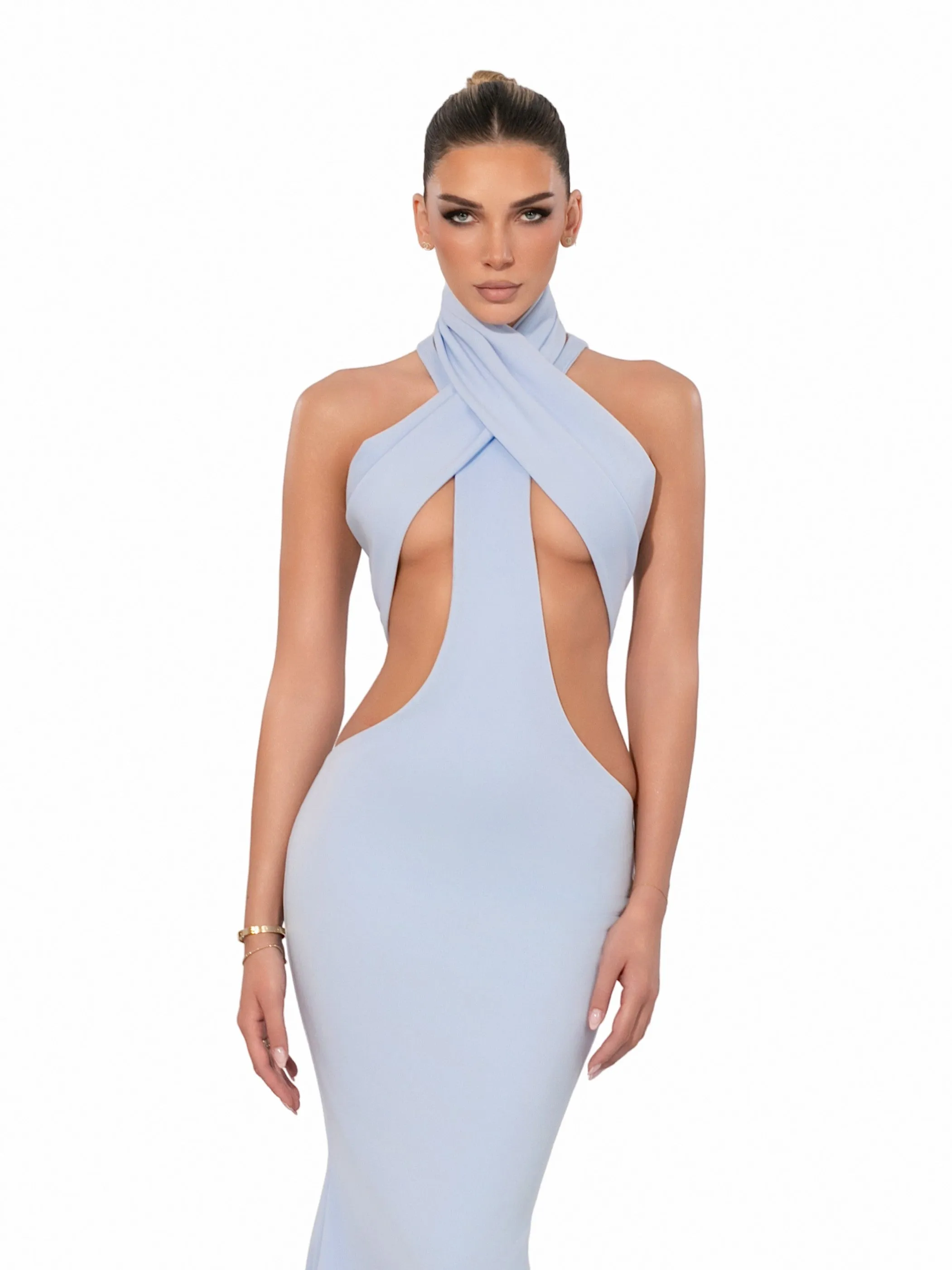 Cross Halter Gown sold by Albina Dyla product image thumbnail 3