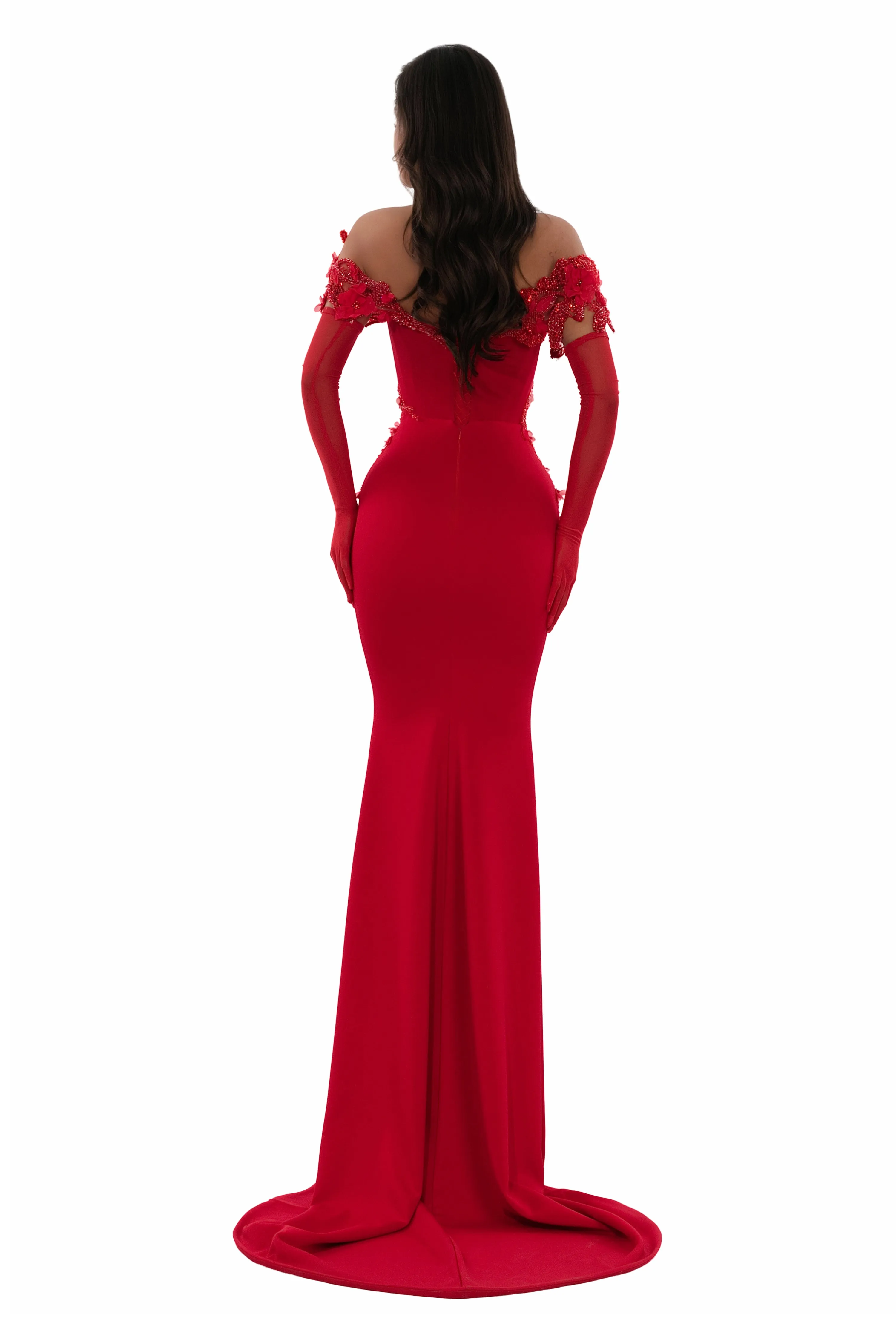 Floral Gloves Gown sold by Albina Dyla product image thumbnail 2