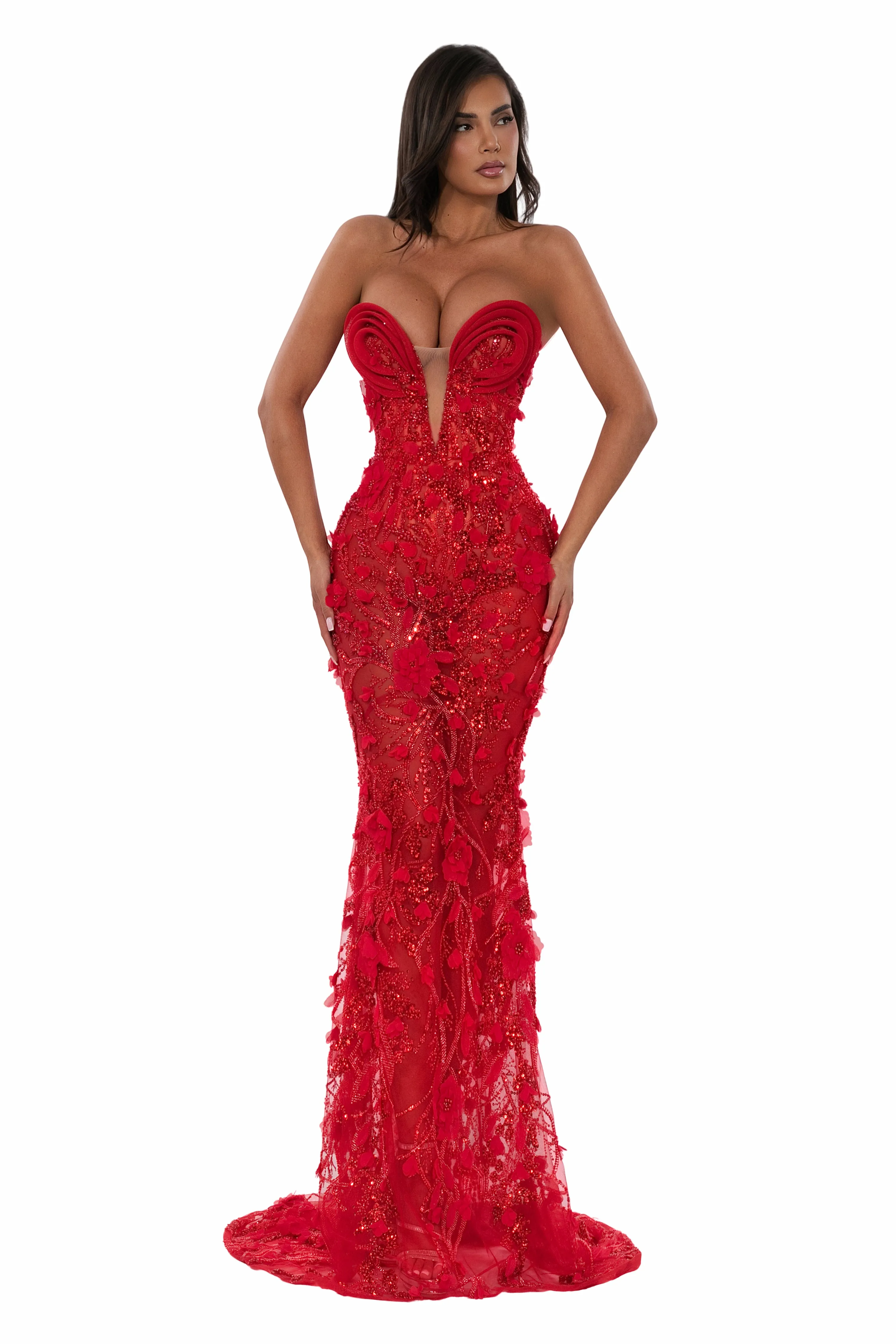 Floral Corset Gown sold by Albina Dyla