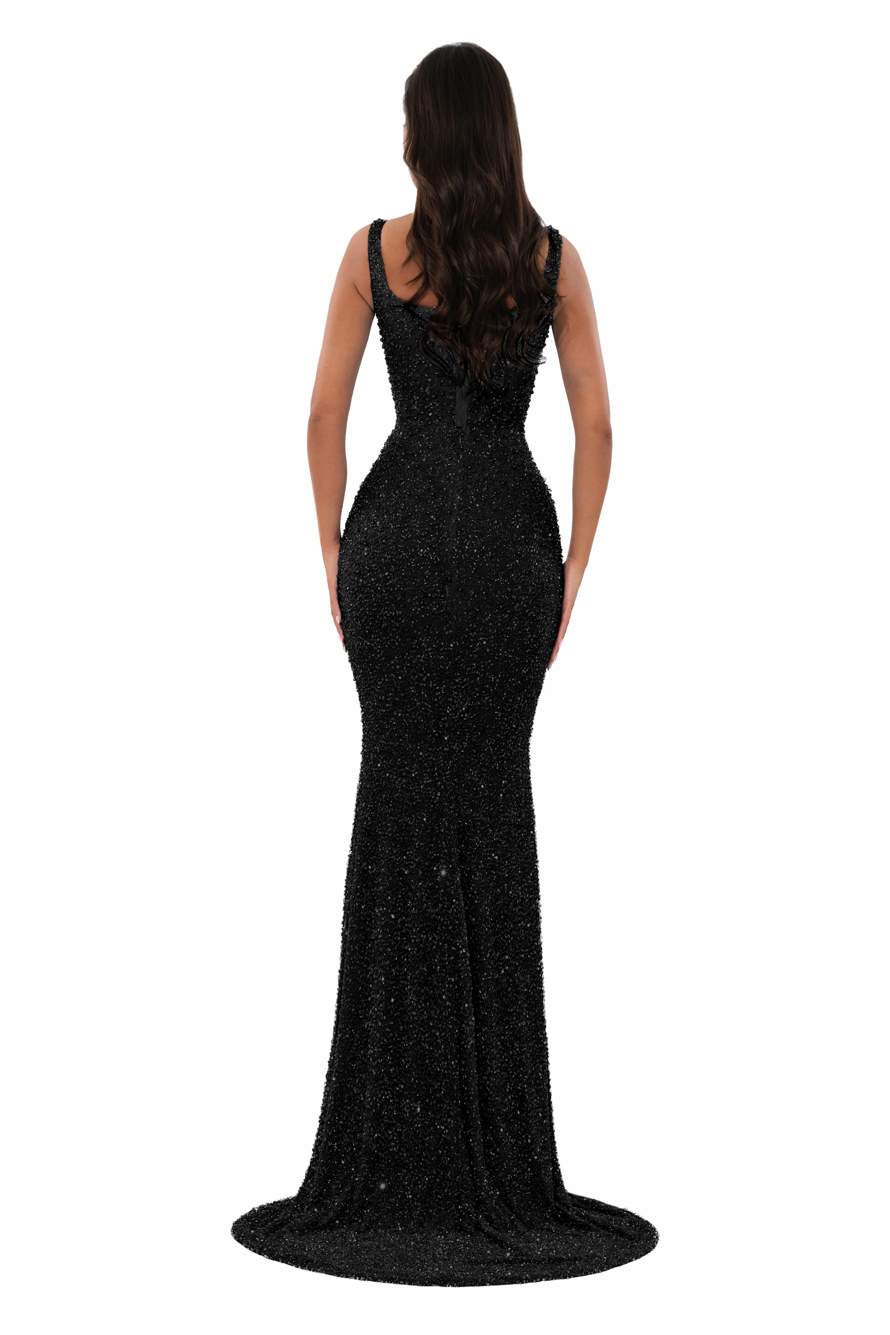 Crystal Strap Gown Black (Limited Availability) sold by Albina Dyla product image thumbnail 2