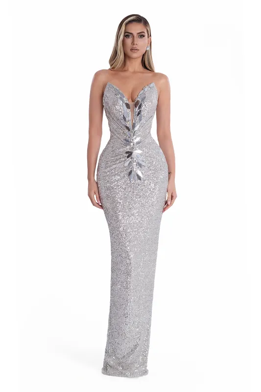 Crystal Radiance Gown made by Albina Dyla