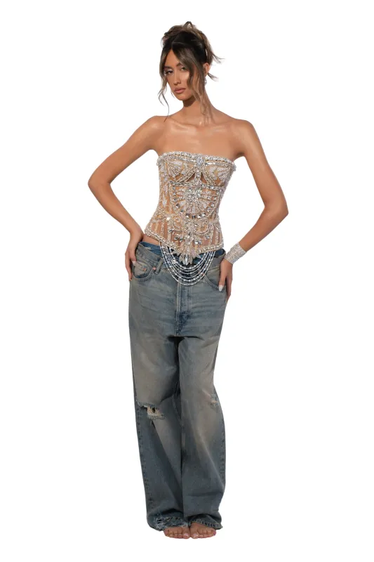 Crystal Lattice Corset made by Albina Dyla