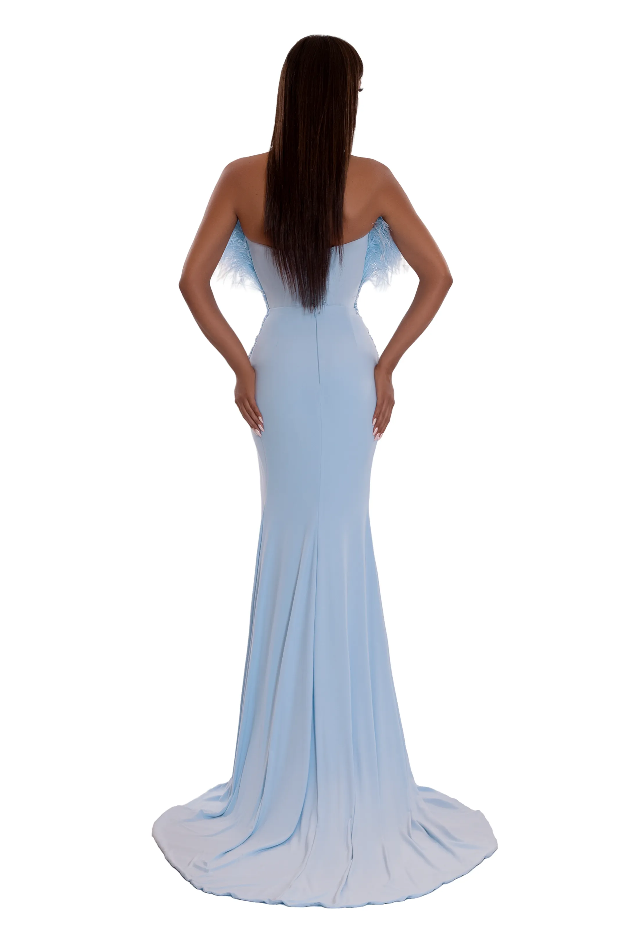 BLUE FEATHERS CORSET (Limited Availability) sold by Albina Dyla product image thumbnail 2