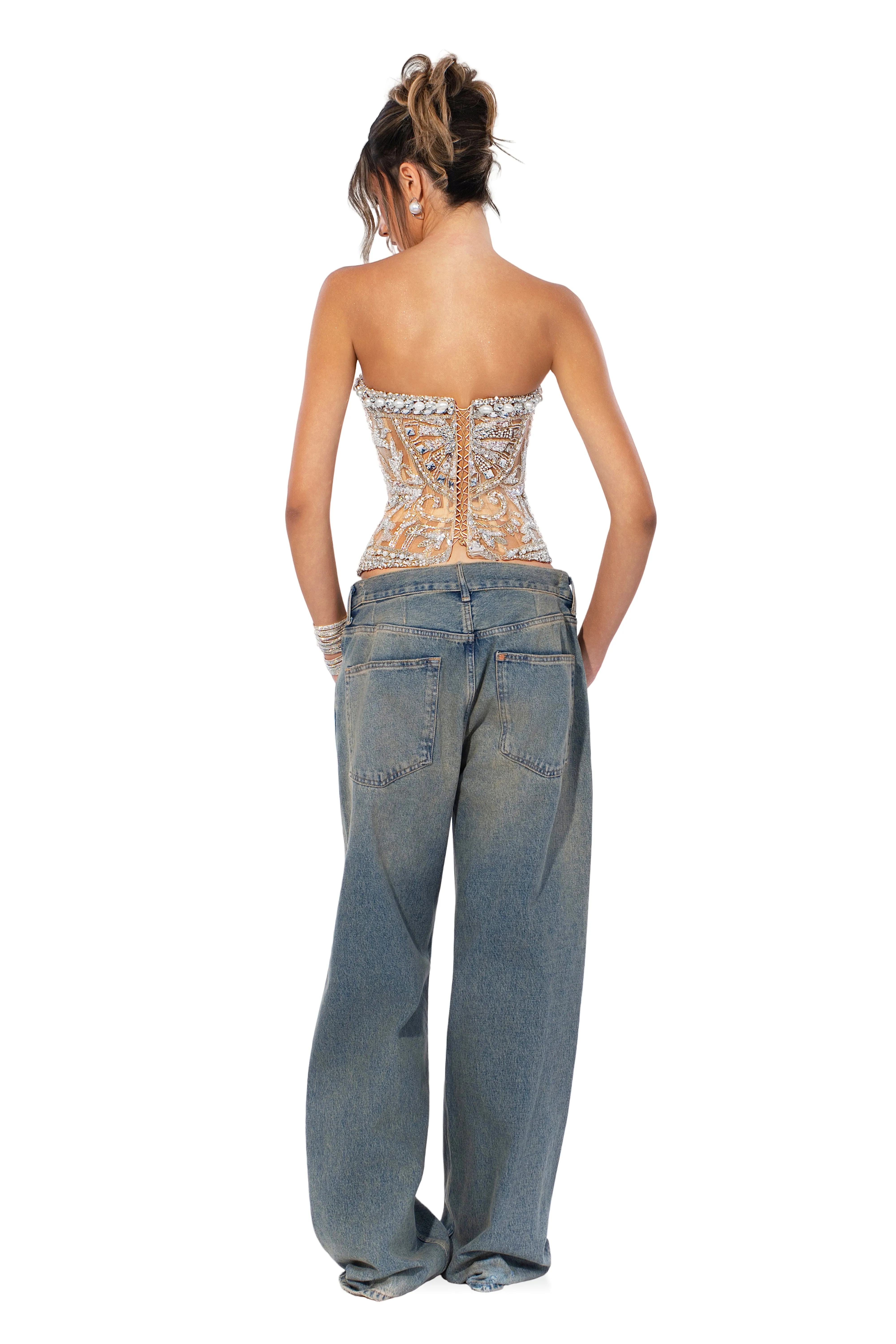 Crystal Lattice Corset (Limited Availability) sold by Albina Dyla product image thumbnail 2