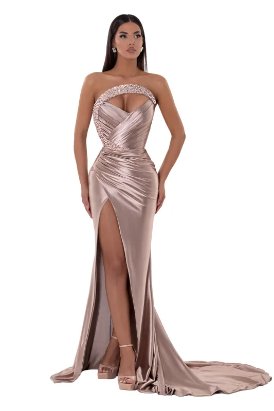 UNIQUE CORSET DRESS WITH STONES (Limited Availability) made by Albina Dyla
