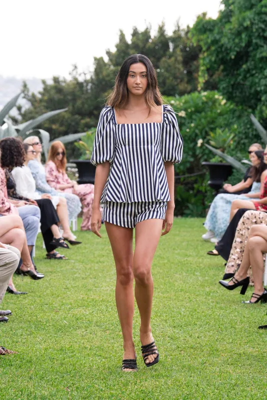 Poppy Short in Stripe Jacquard sold by macgraw