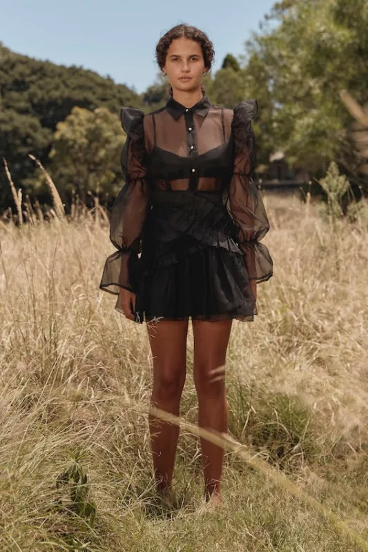 Soufflé Skirt in Black made by macgraw