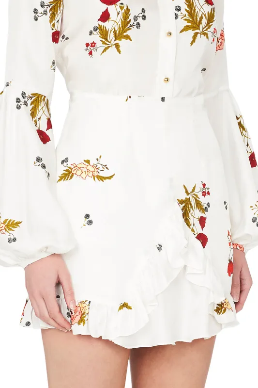 Bonjour Skirt in Ivory made by macgraw