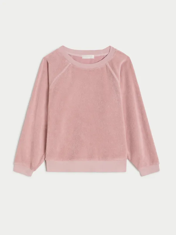 Tilos Sweatshirt in Terry sold by Suzie Kondi