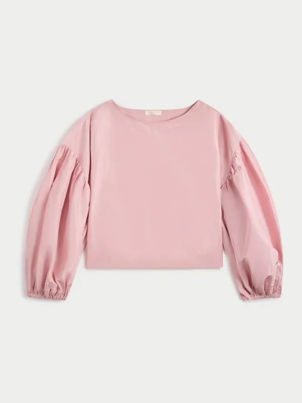 Balon Top in Silk Taffeta made by Suzie Kondi