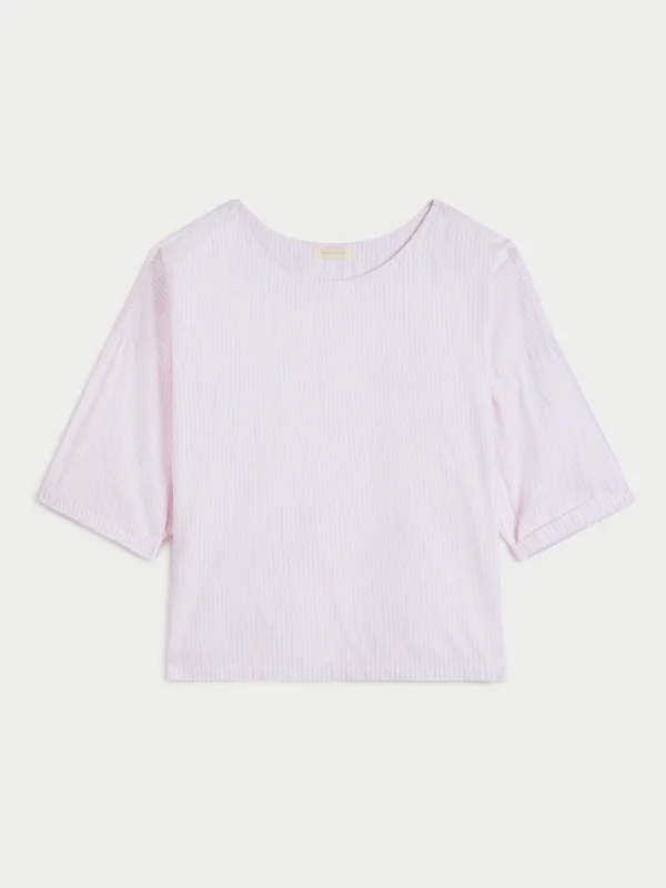 Saria Top in Cotton Poplin made by Suzie Kondi