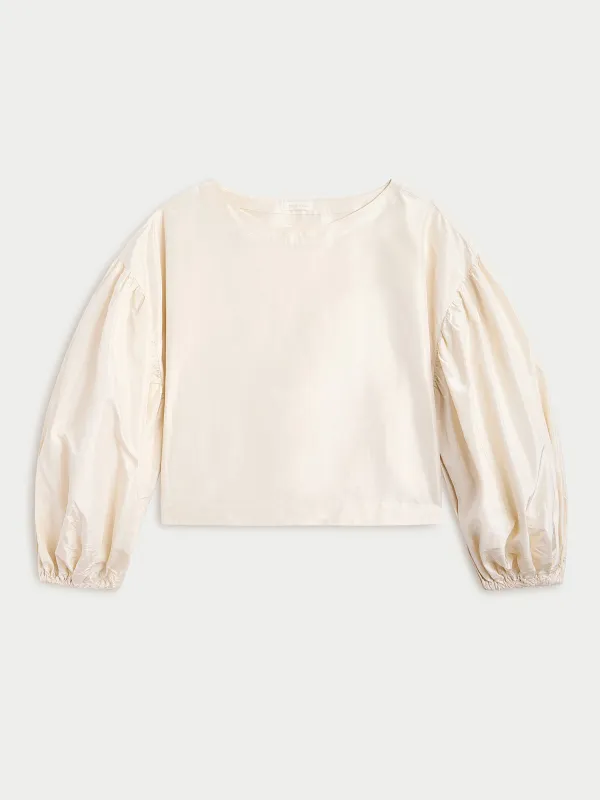 Balon Top in Silk Taffeta made by Suzie Kondi