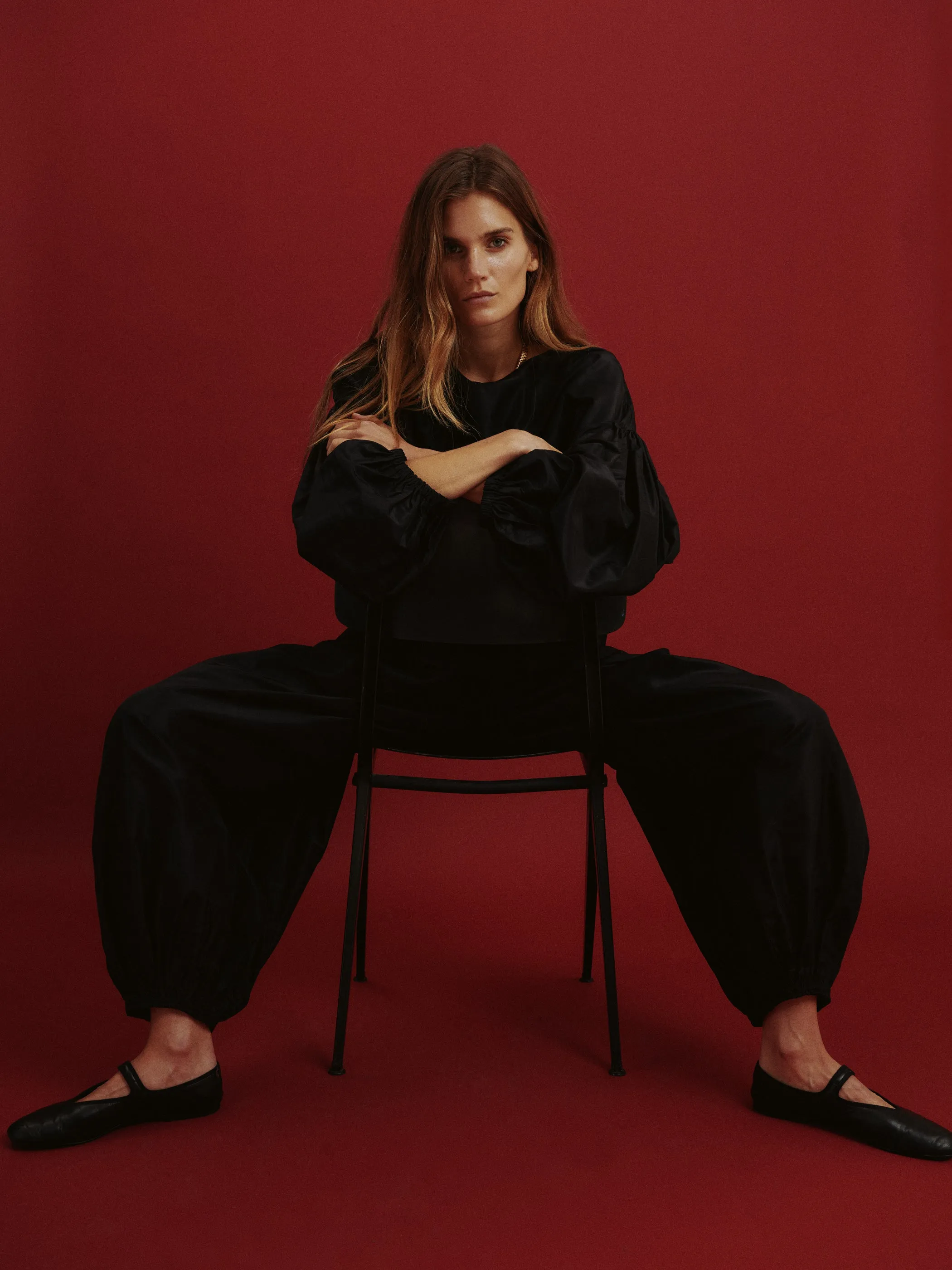 Balon Top in Silk Taffeta sold by Suzie Kondi product image thumbnail 3