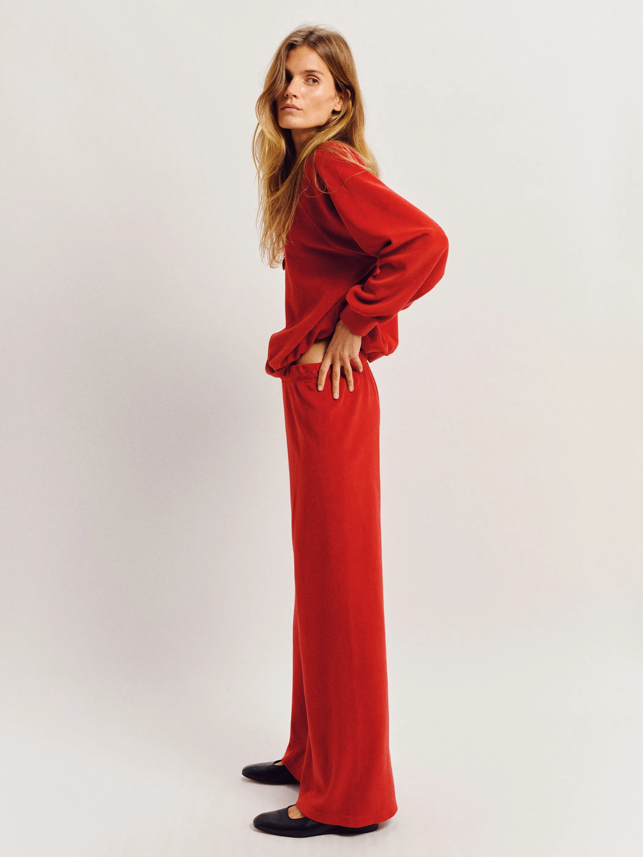Lito Pants in Velour sold by Suzie Kondi product image thumbnail 4