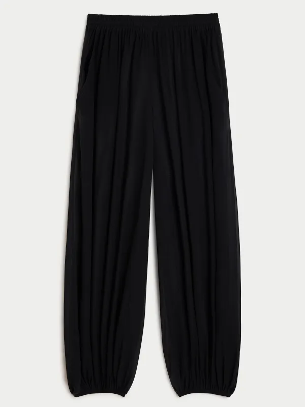 Sofia Pants in Silk Chiffon made by Suzie Kondi