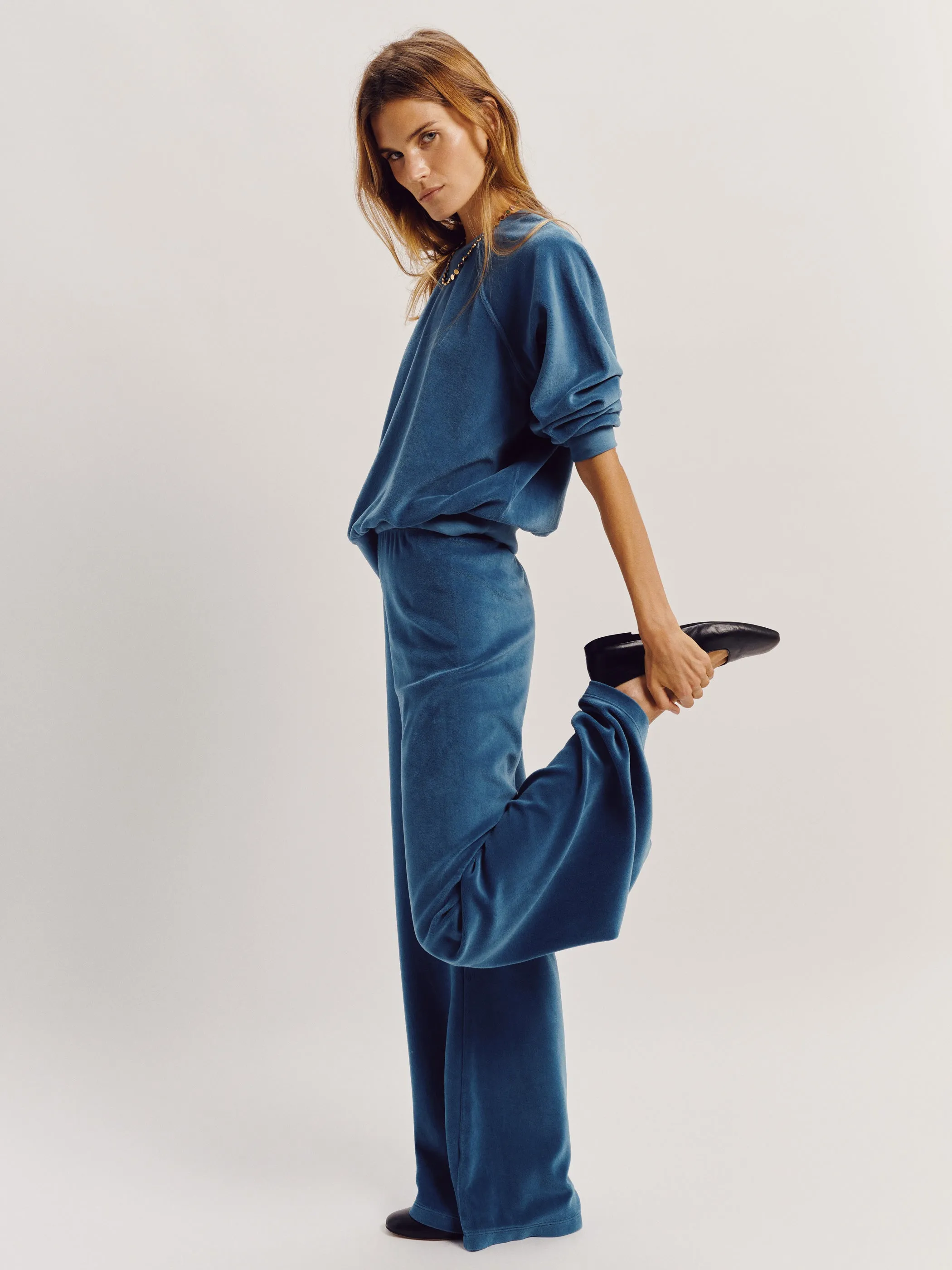 Zephyra Pants in Velour sold by Suzie Kondi product image thumbnail 3