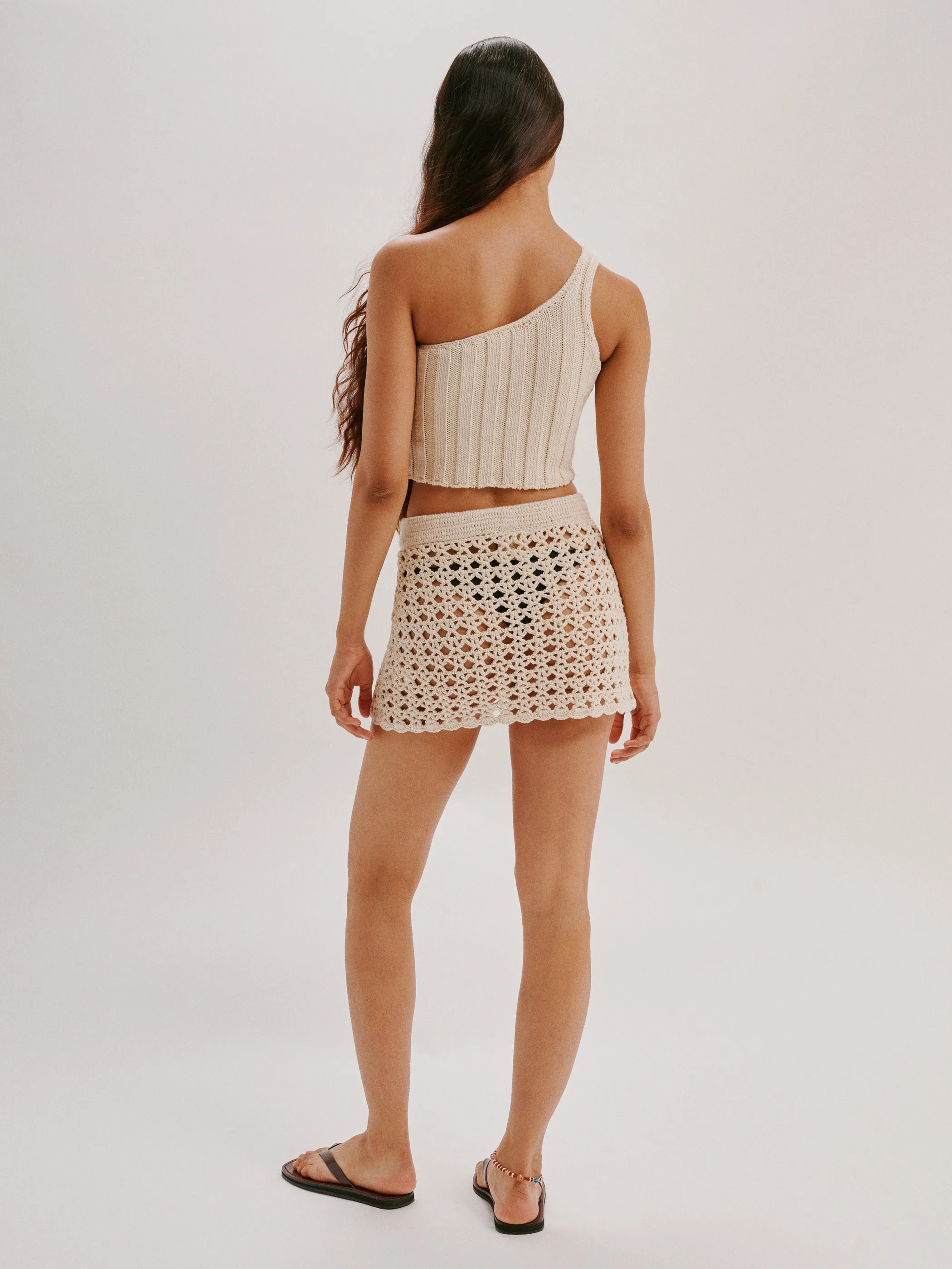 Crete Skirt in Crochet Cotton sold by Suzie Kondi product image thumbnail 5