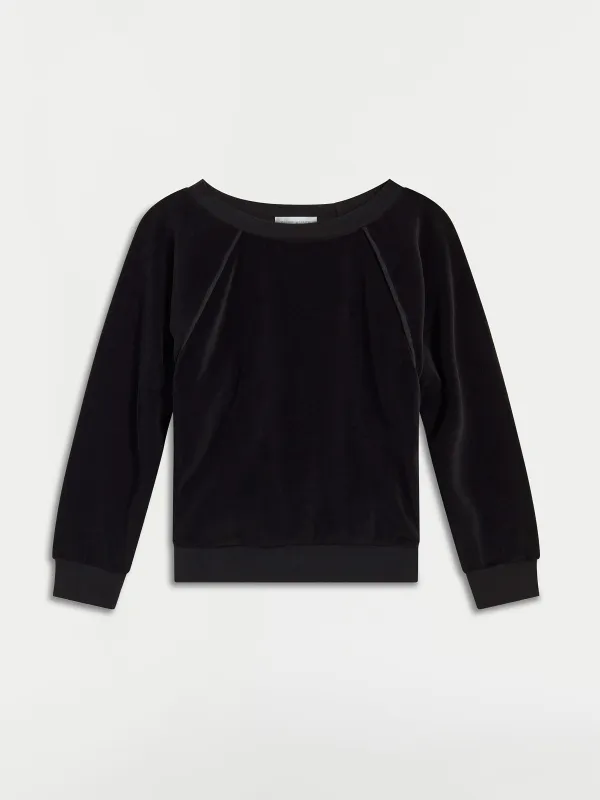 Saba Top in Velour sold by Suzie Kondi