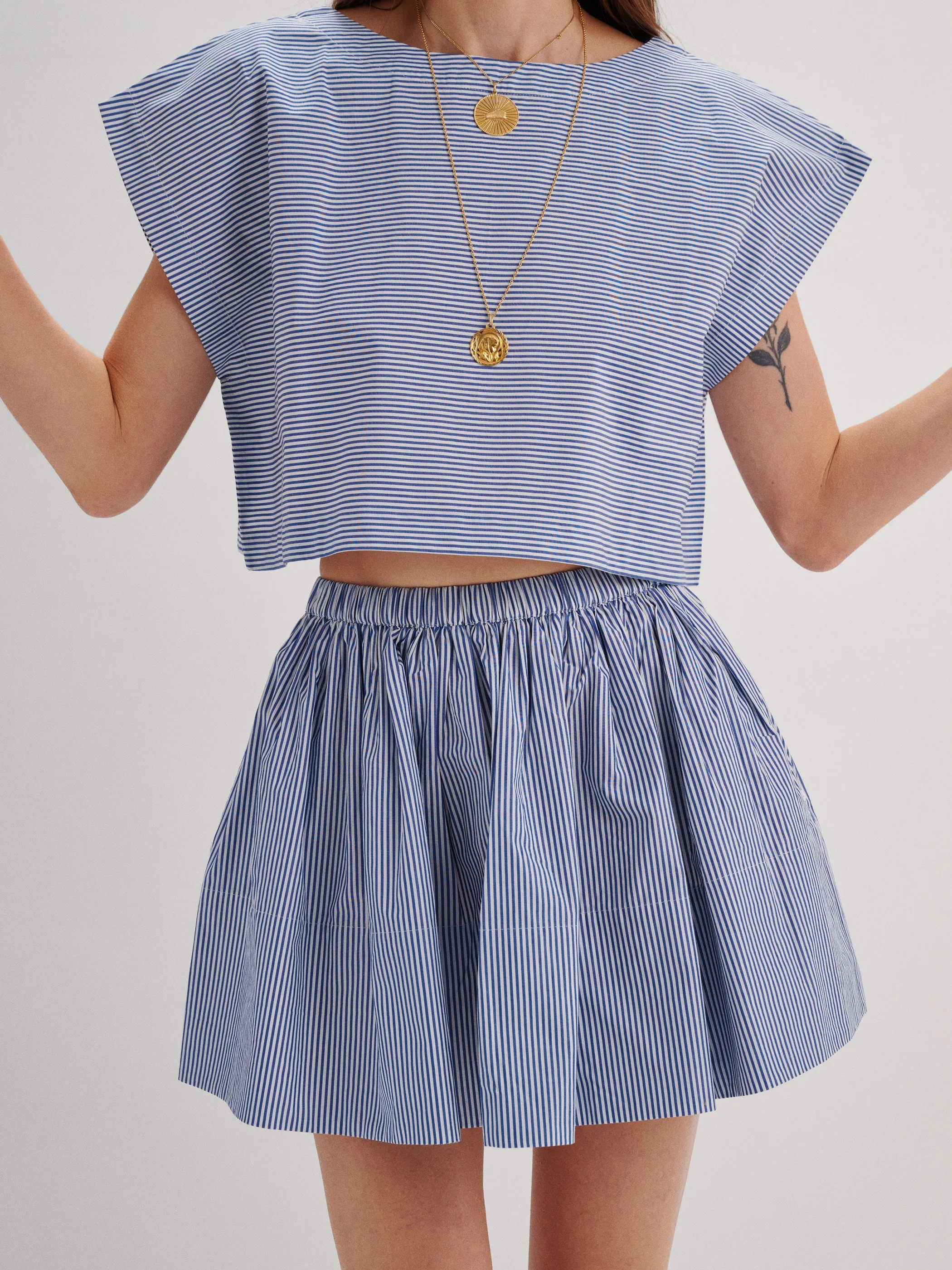 Kori Top in Cotton Poplin sold by Suzie Kondi product image thumbnail 4