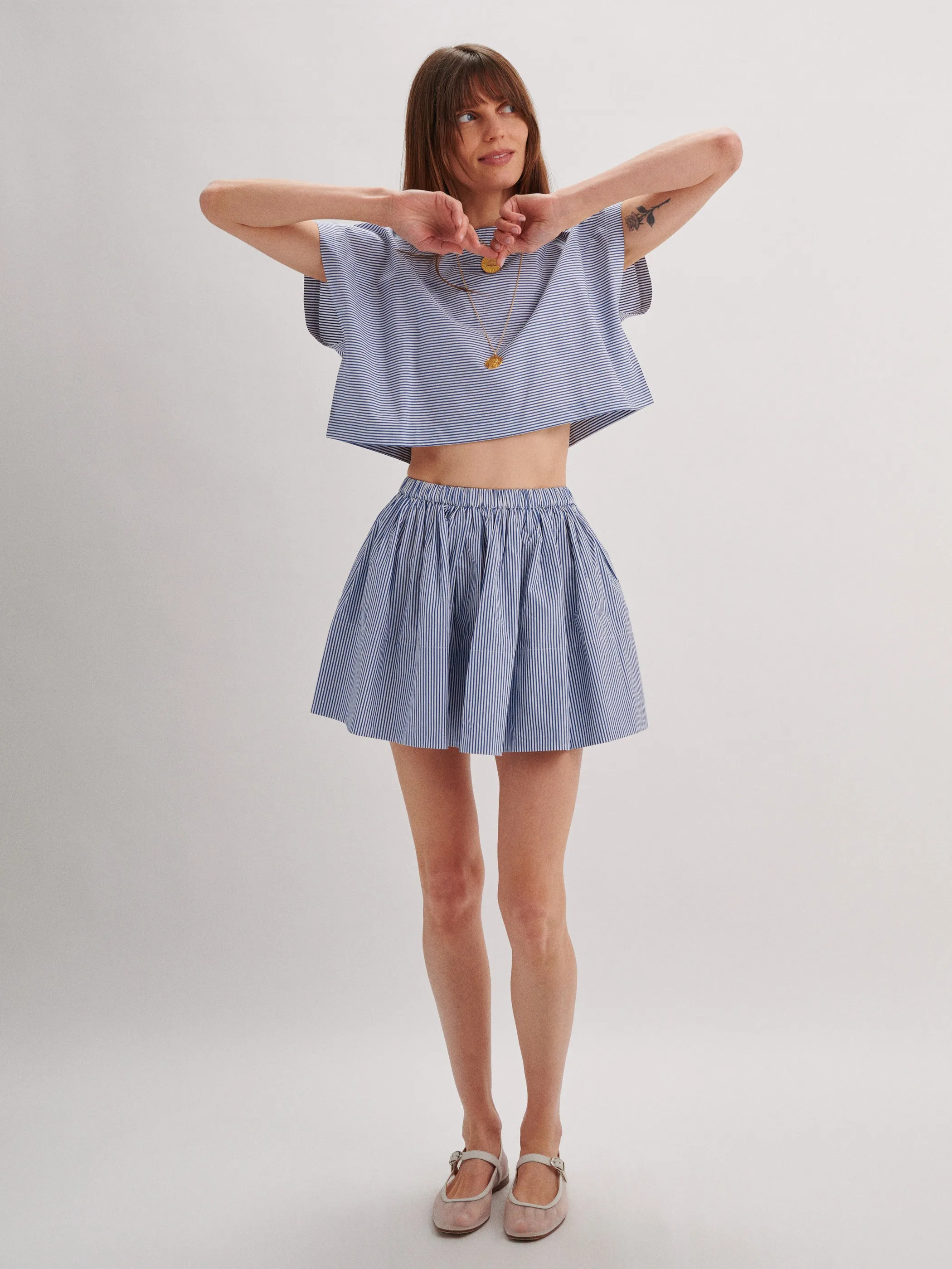 Kori Top in Cotton Poplin sold by Suzie Kondi product image thumbnail 3