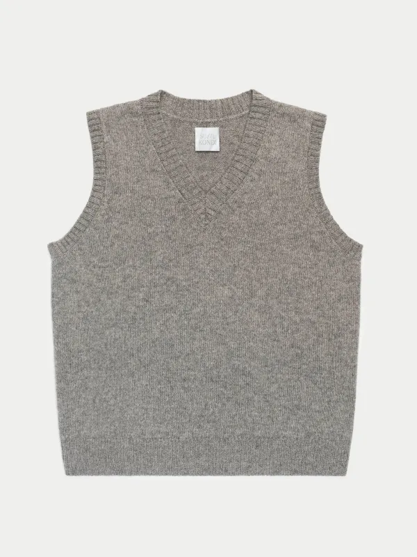 Stevie Vest in Cashmere sold by Suzie Kondi