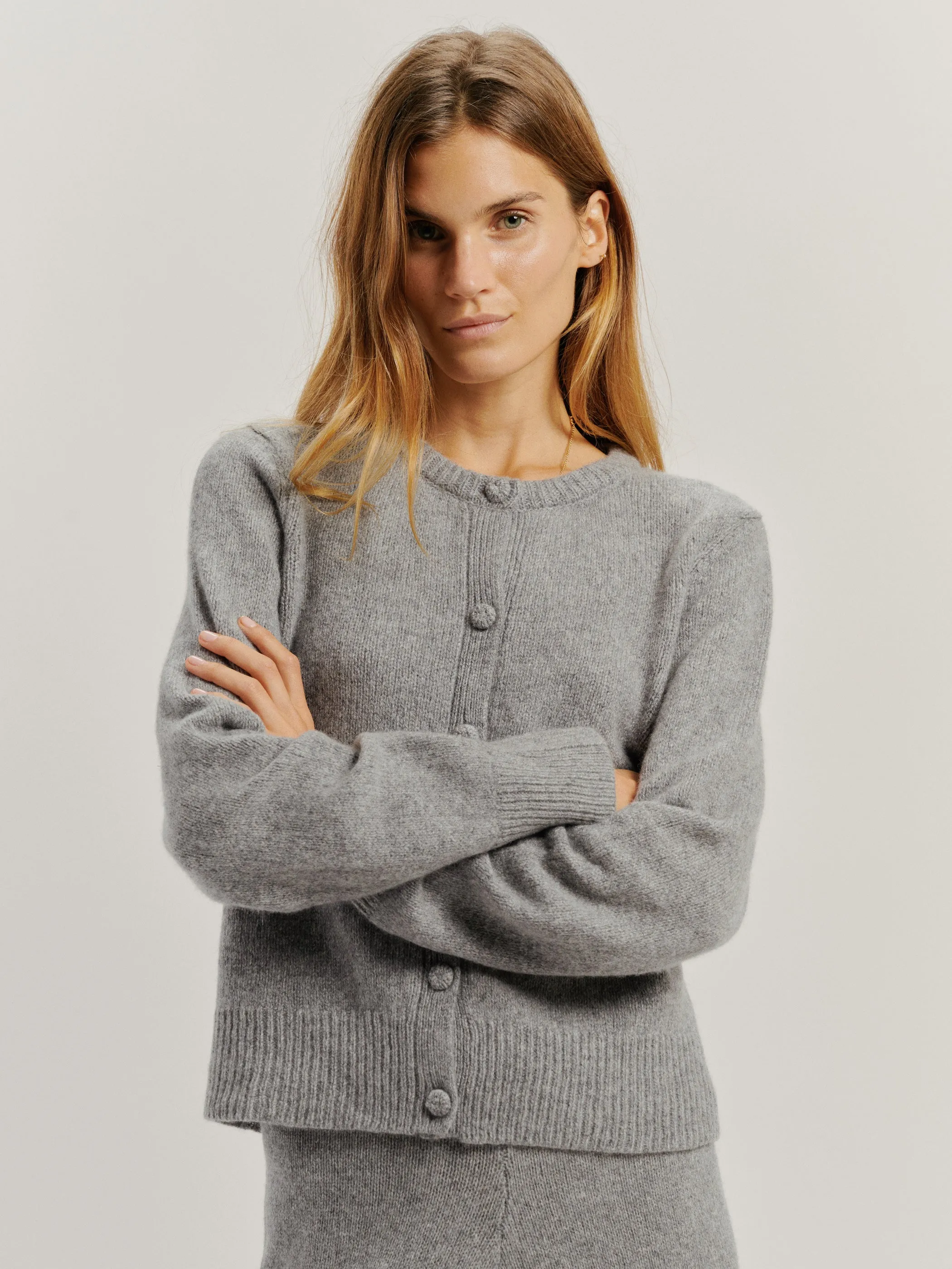 Kadria Cardigan in Cashmere sold by Suzie Kondi product image thumbnail 4