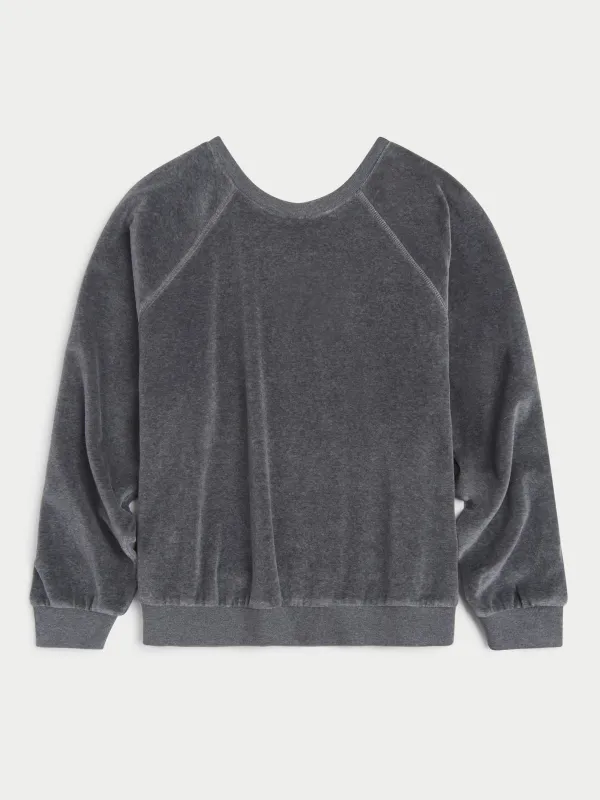 Samos Sweatshirt in Velour sold by Suzie Kondi