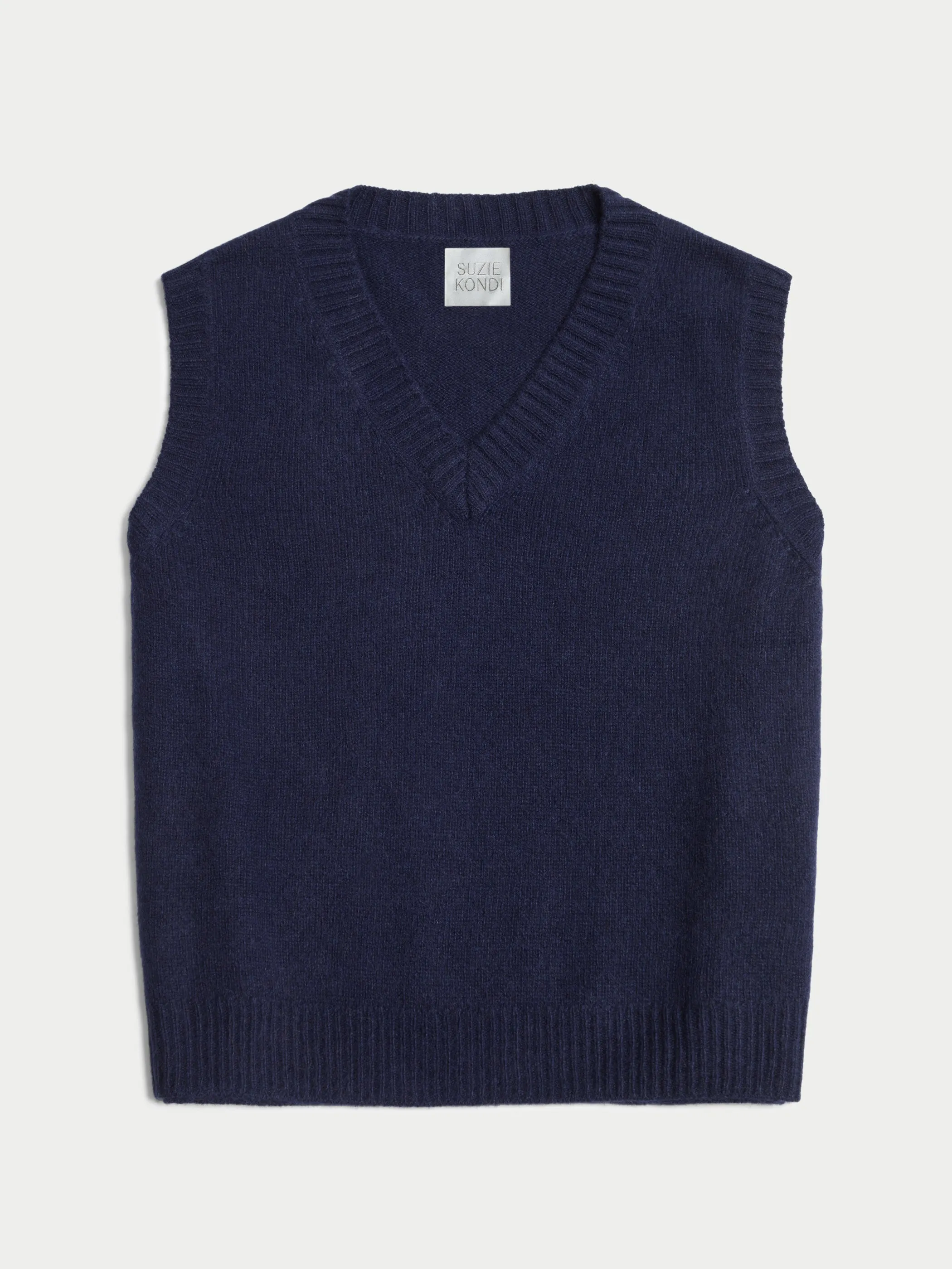 Stevie Vest in Cashmere sold by Suzie Kondi