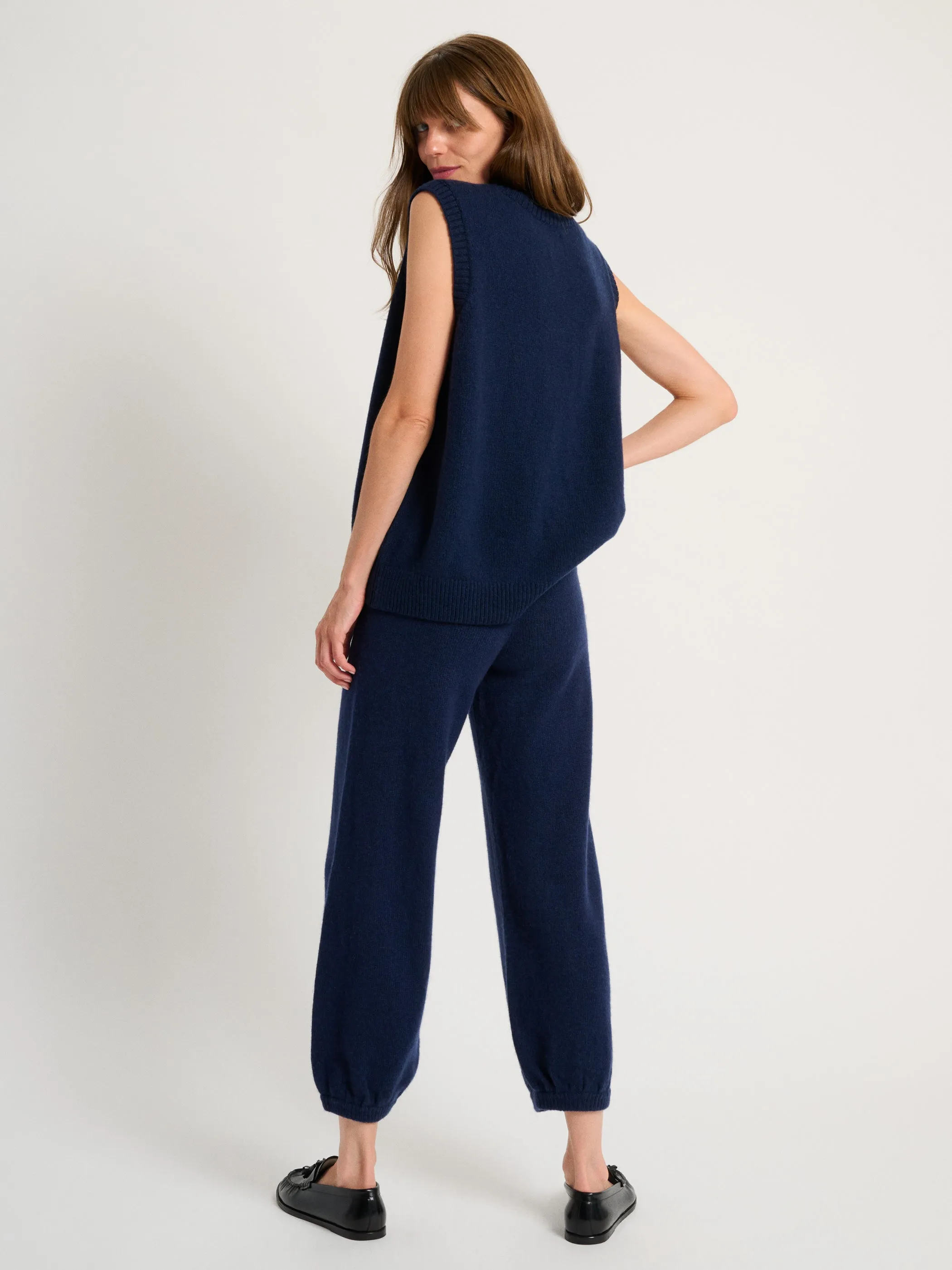 Stevie Vest in Cashmere sold by Suzie Kondi product image thumbnail 5