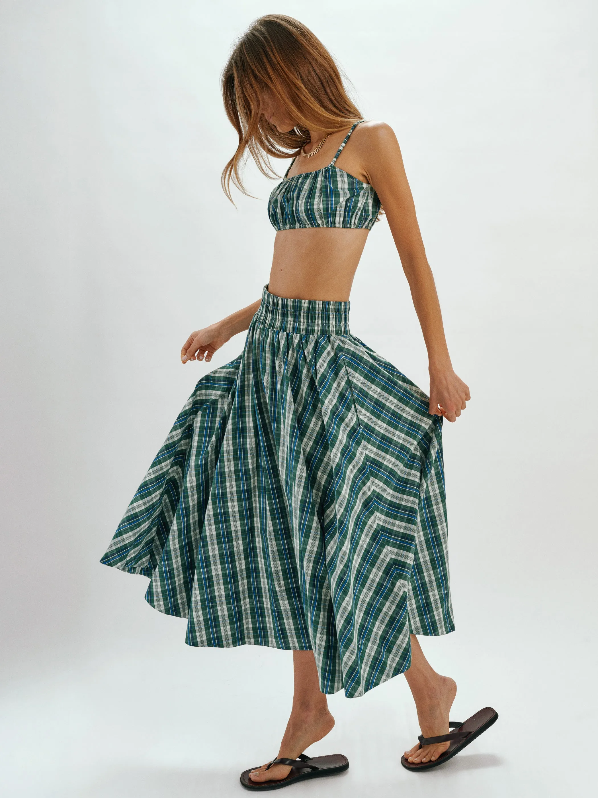 Kyria Skirt in Cotton Poplin sold by Suzie Kondi product image thumbnail 5