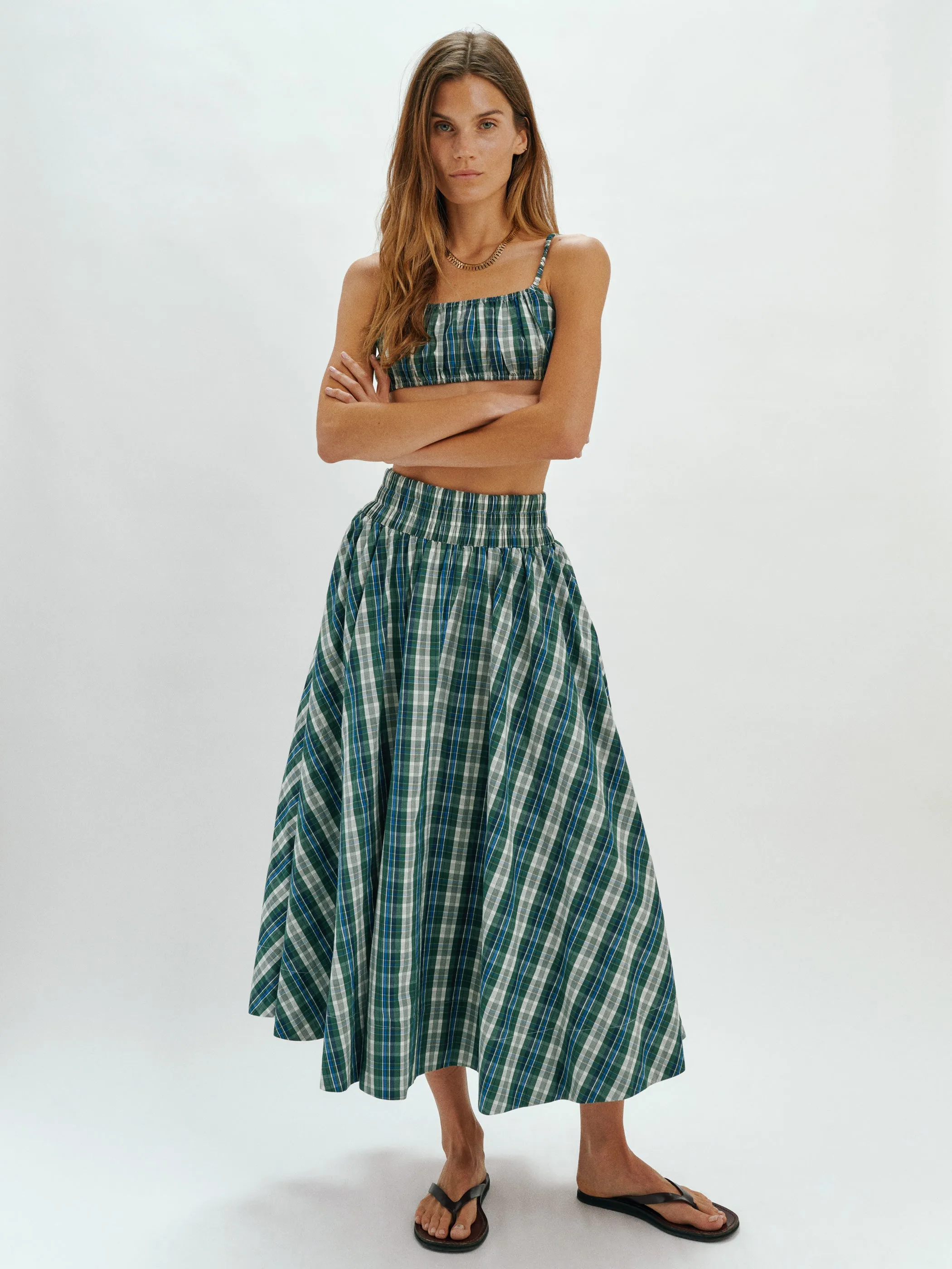 Kyria Skirt in Cotton Poplin sold by Suzie Kondi product image thumbnail 4