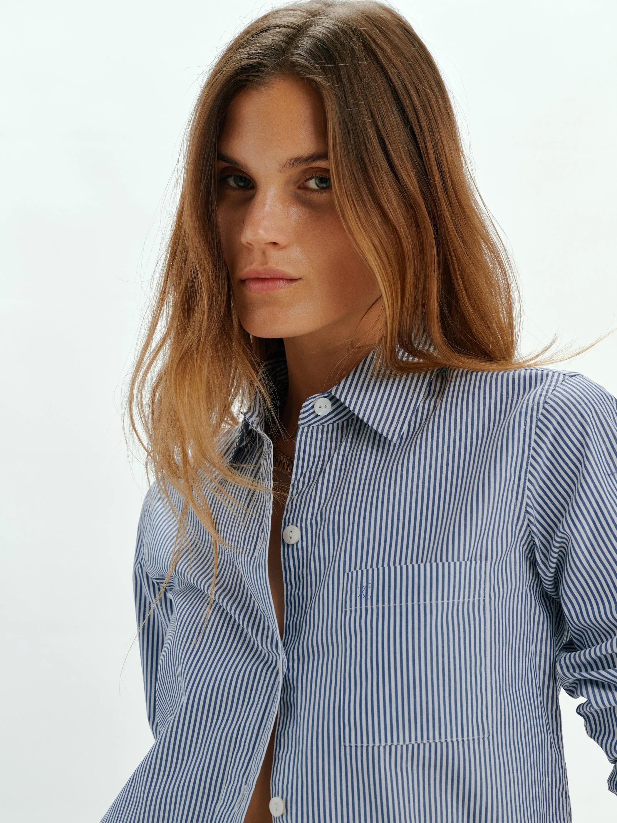 Vella Shirt in Cotton Poplin sold by Suzie Kondi product image thumbnail 5