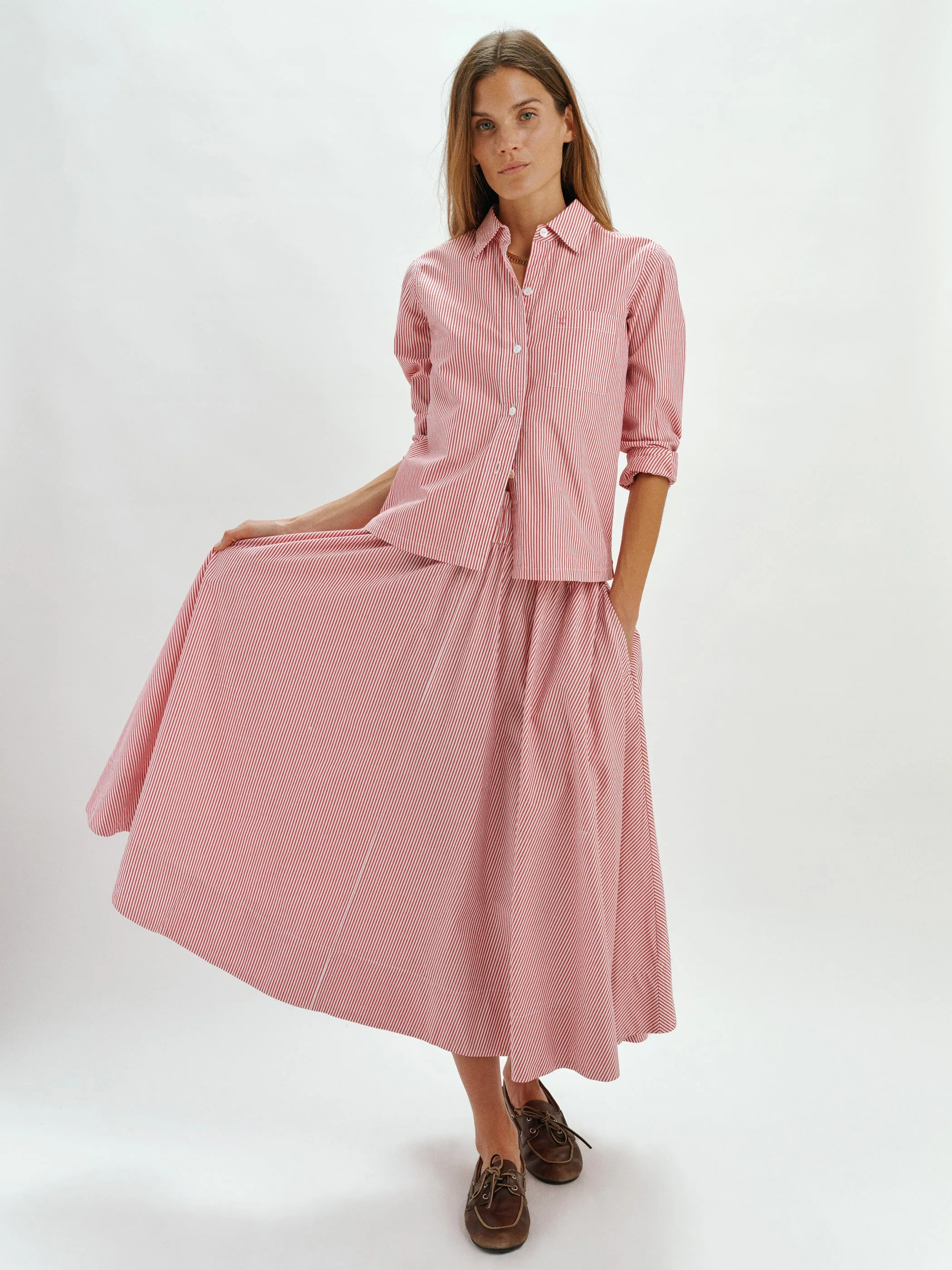 Vella Shirt in Cotton Poplin sold by Suzie Kondi product image thumbnail 3