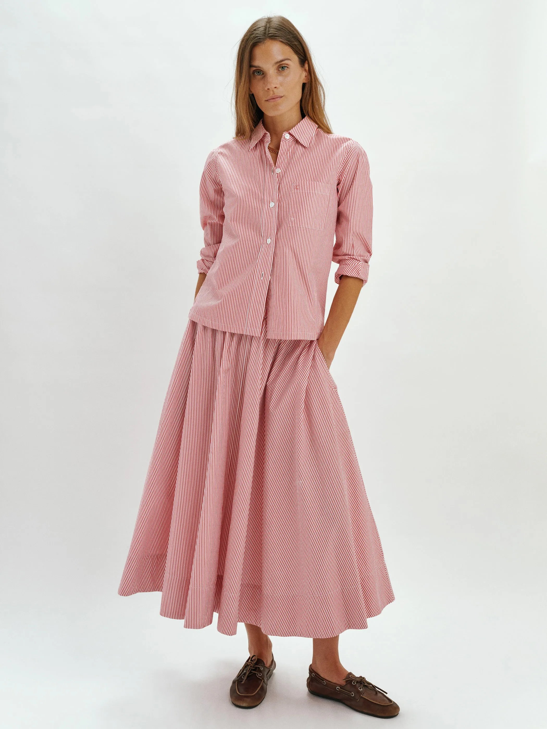 Vella Shirt in Cotton Poplin sold by Suzie Kondi product image thumbnail 4