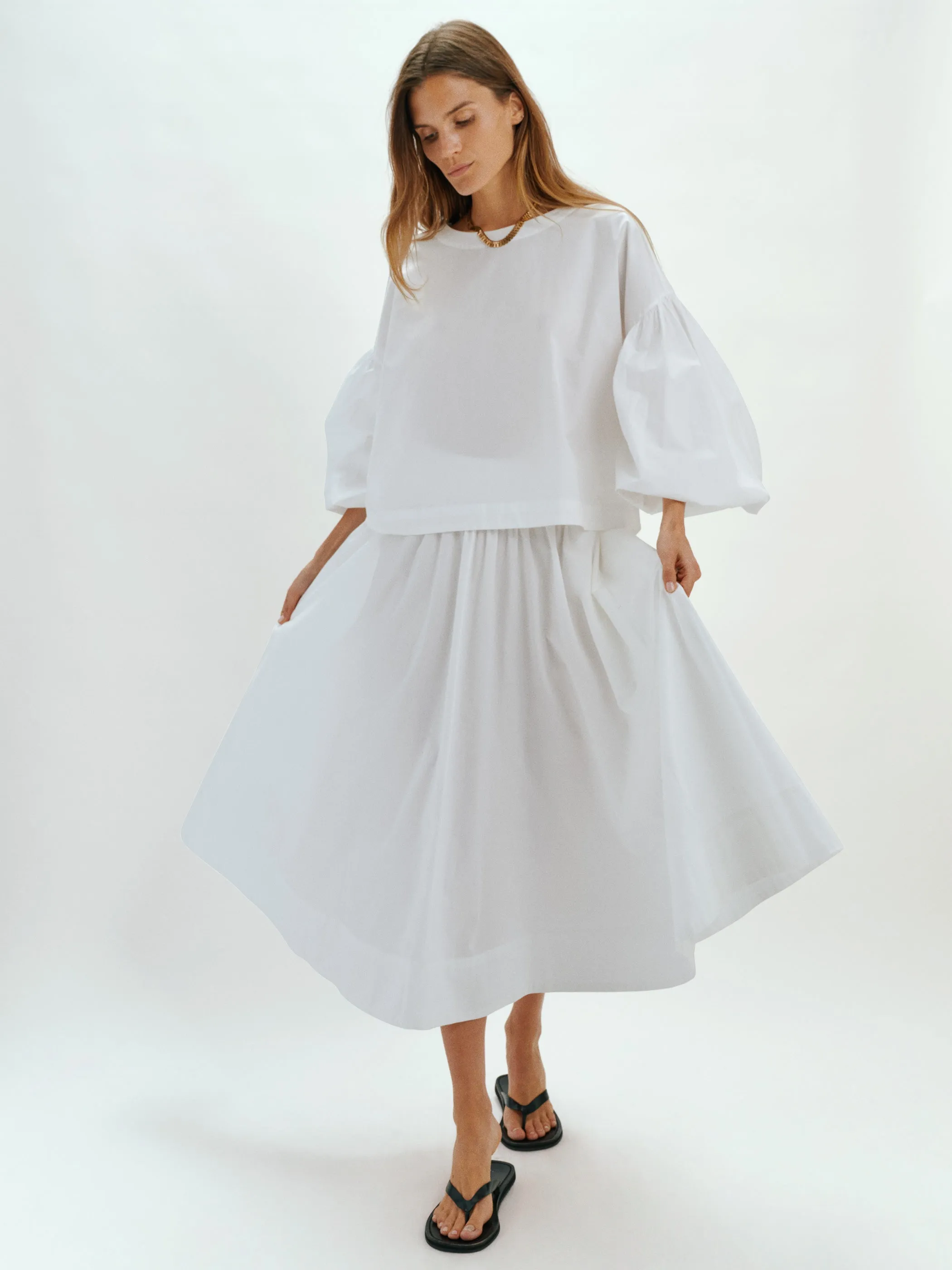 Balon Top in Cotton Poplin sold by Suzie Kondi product image thumbnail 2